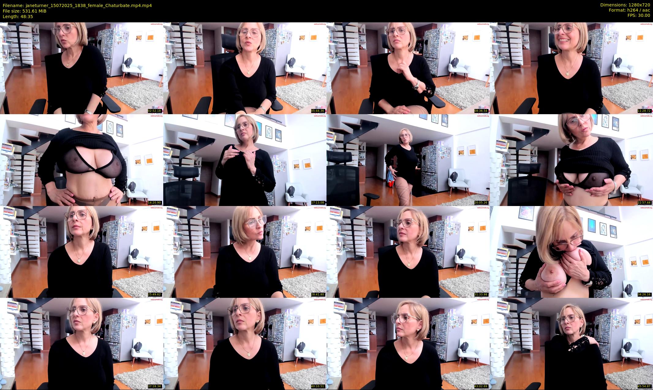 janeturner — 49 minute Chaturbate female cam show recording, 720p, Jul 15, 2025