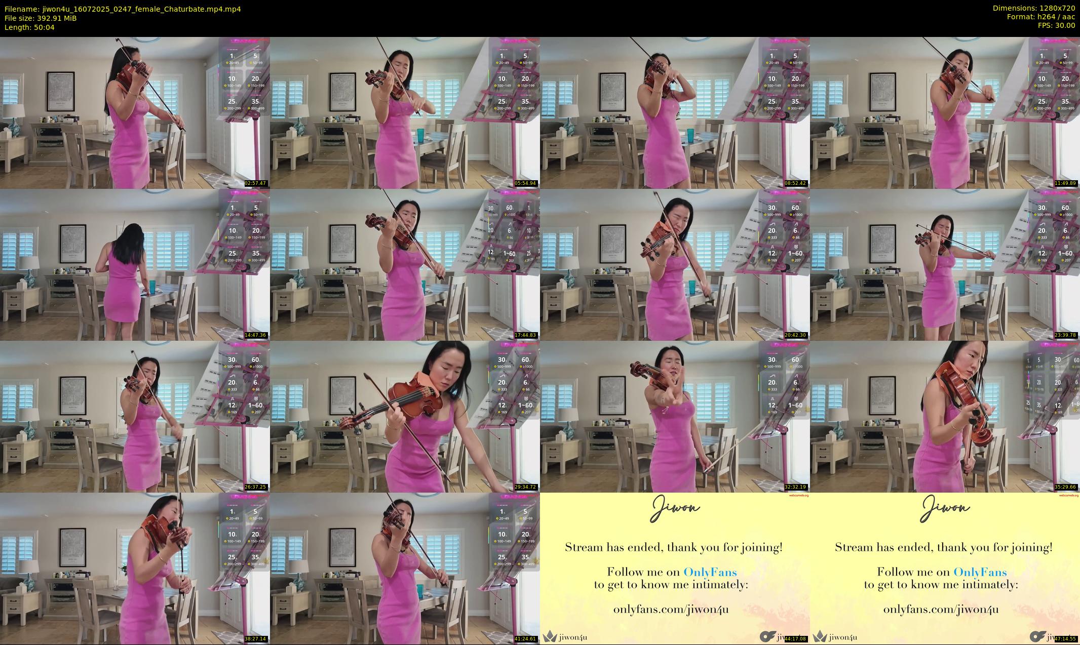 jiwon4u — 51 minute Chaturbate female cam show recording, 720p, Jul 16, 2025