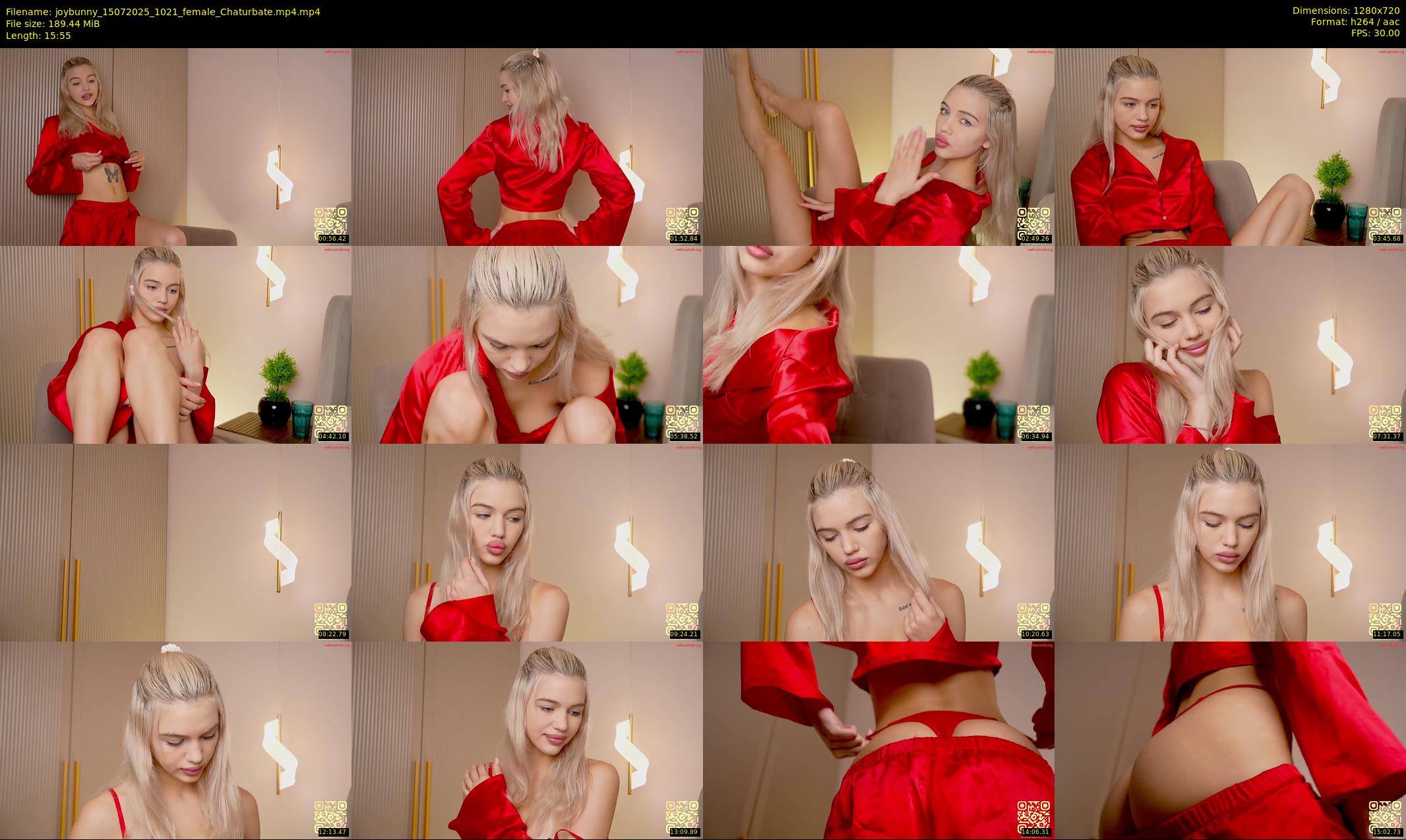 joybunny — 16 minute Chaturbate female cam show recording, 720p, Jul 15, 2025