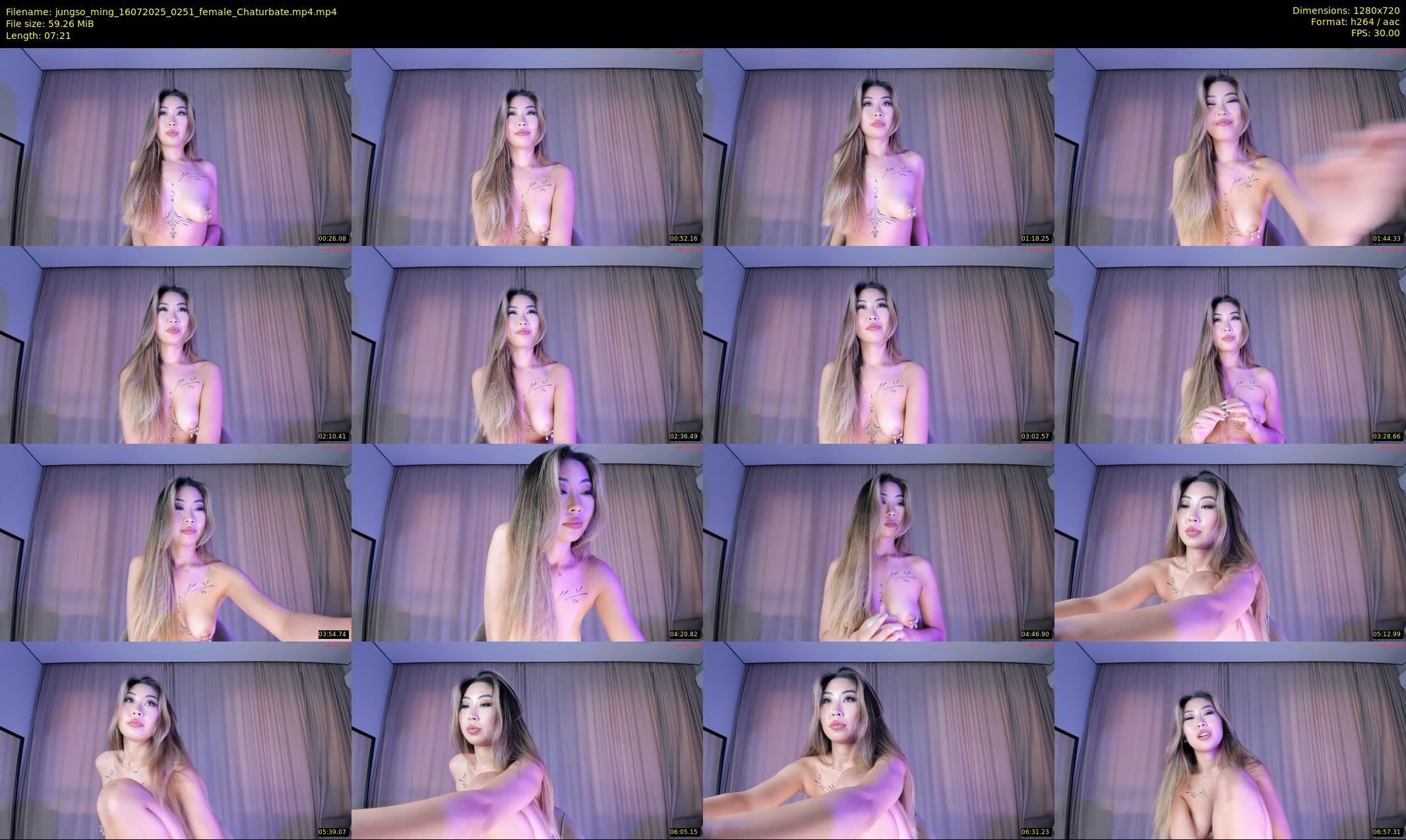 jungso_ming — 8 minute Chaturbate female cam show recording, 720p, Jul 16, 2025