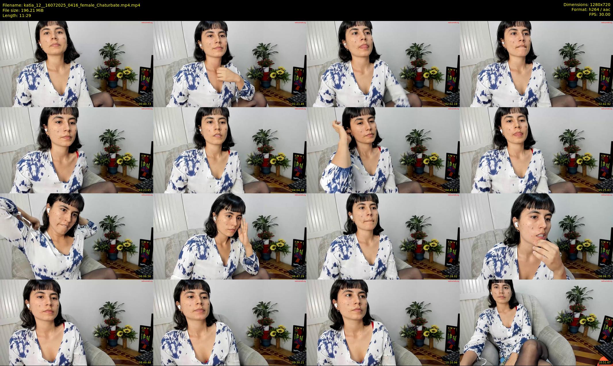 katia_12_ — 12 minute Chaturbate female cam show recording, 720p, Jul 16, 2025