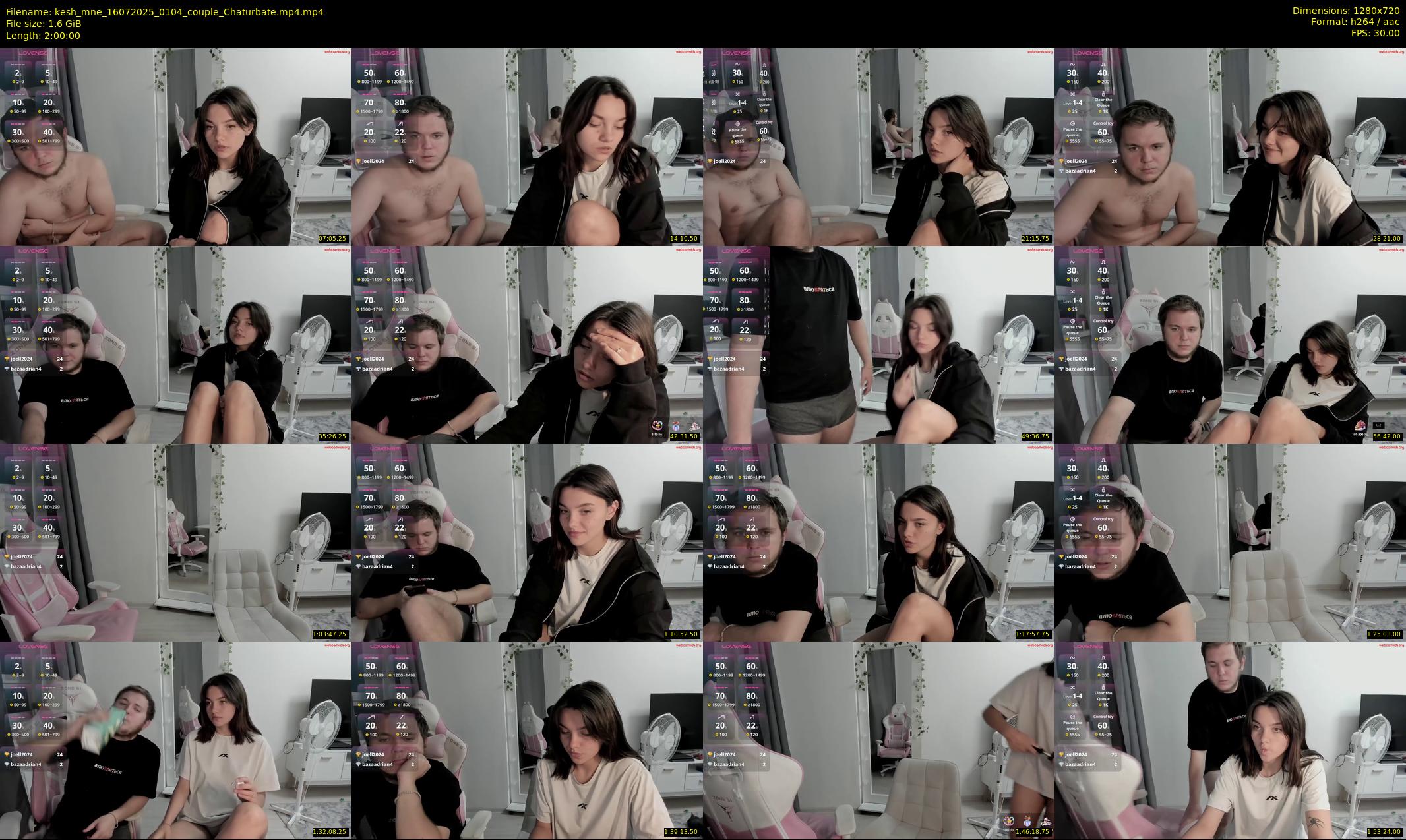 kesh_mne — 120 minute Chaturbate female cam show recording, 720p, Jul 16, 2025