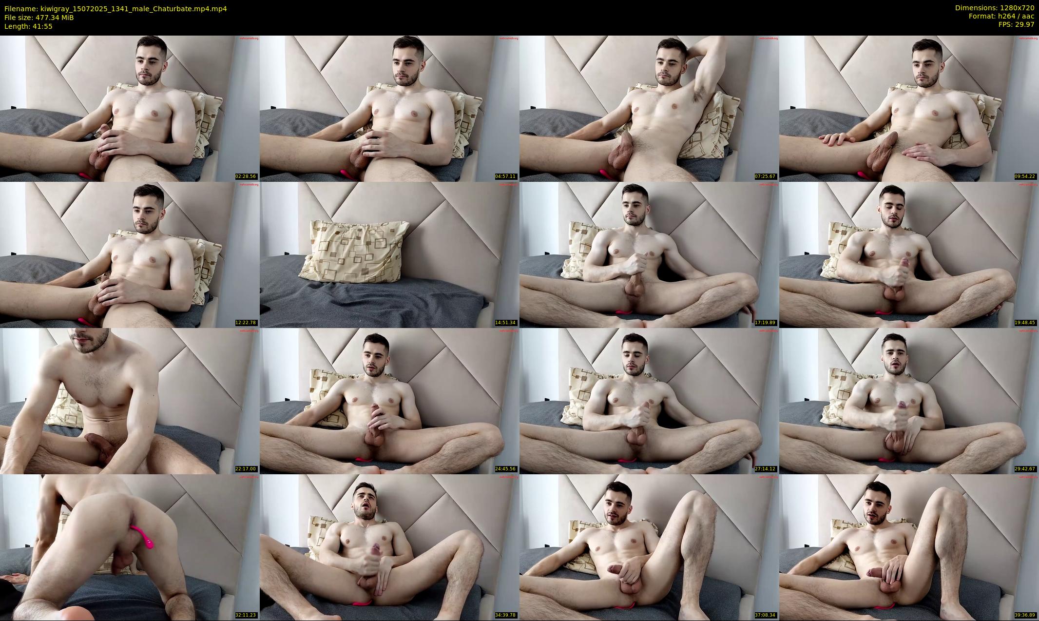 kiwigray — 42 minute Chaturbate male cam show recording, 720p, Jul 15, 2025