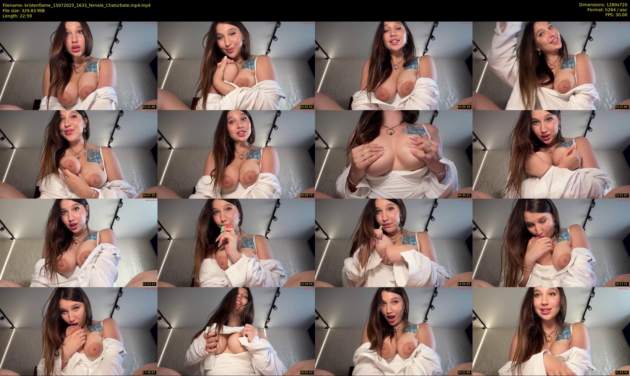 kristenflame — 23 minute Chaturbate couple cam show recording, 720p, Jul 15, 2025