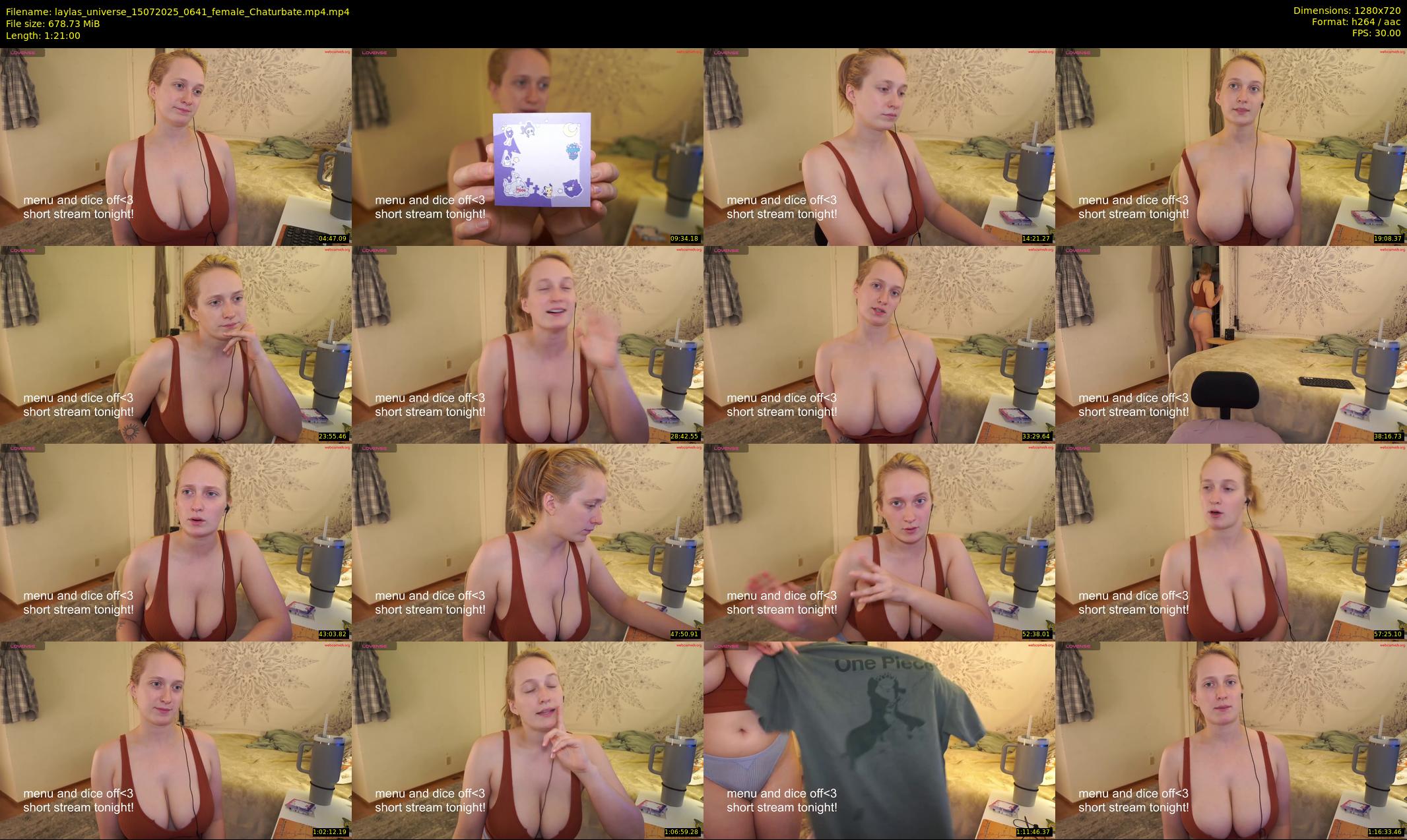 laylas_universe — 81 minute Chaturbate female cam show recording, 720p, Jul 15, 2025
