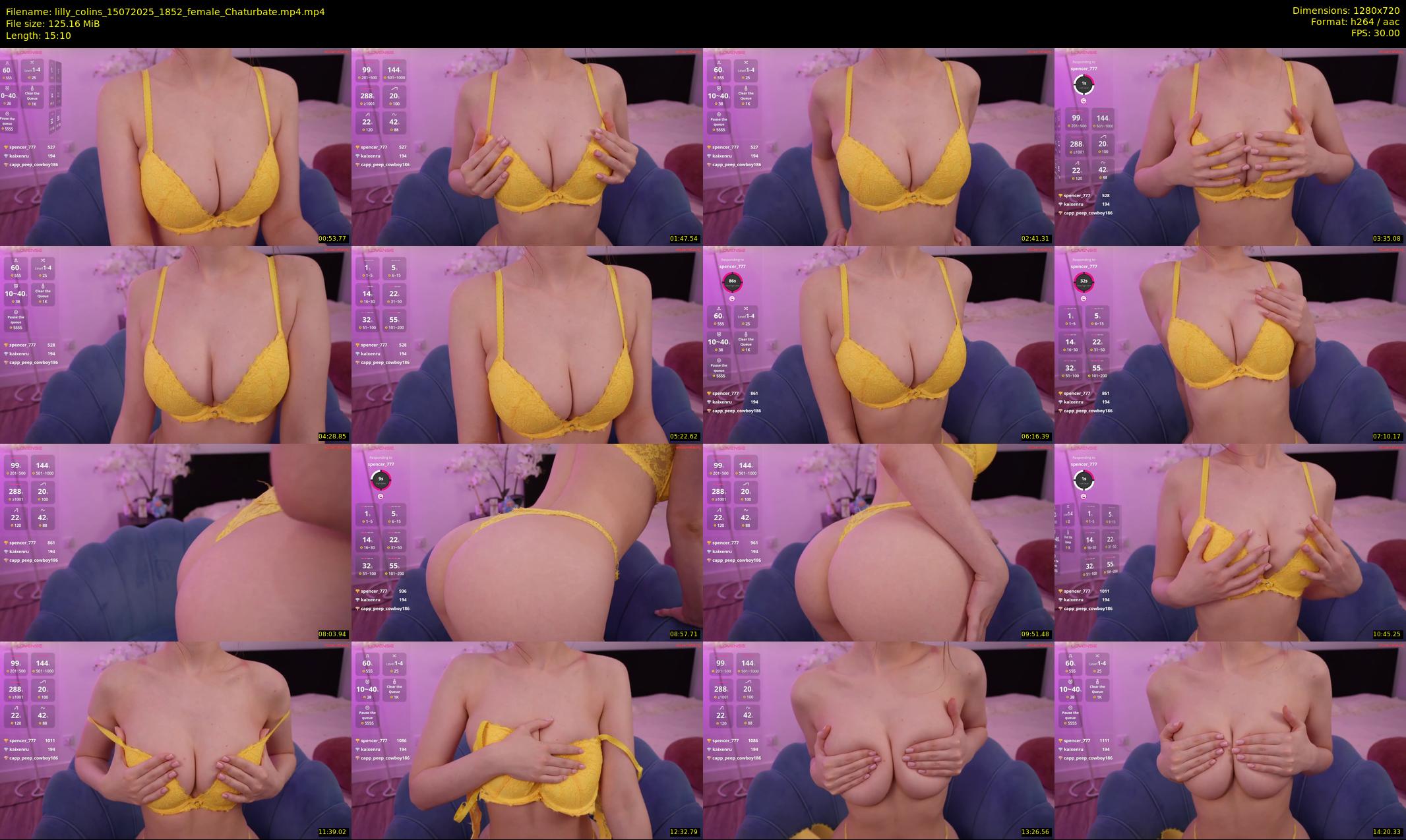 lilly_colins — 16 minute Chaturbate female cam show recording, 720p, Jul 15, 2025