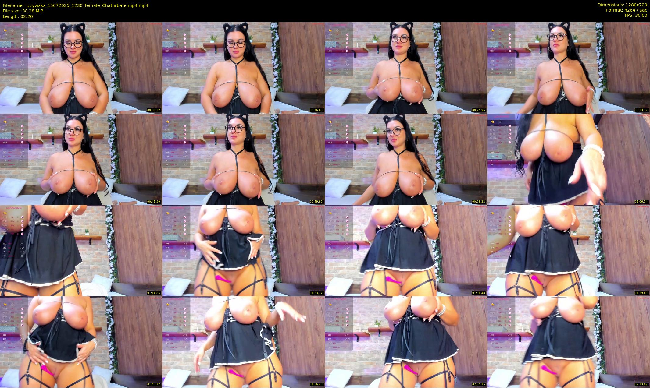 lizzyvixxx — 3 minute Chaturbate female cam show recording, 720p, Jul 15, 2025