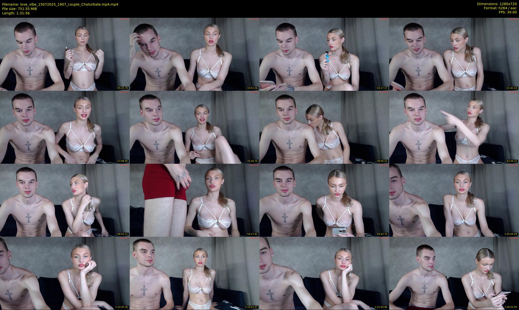 love_vibe — 92 minute Chaturbate couple cam show recording, 720p, Jul 15, 2025
