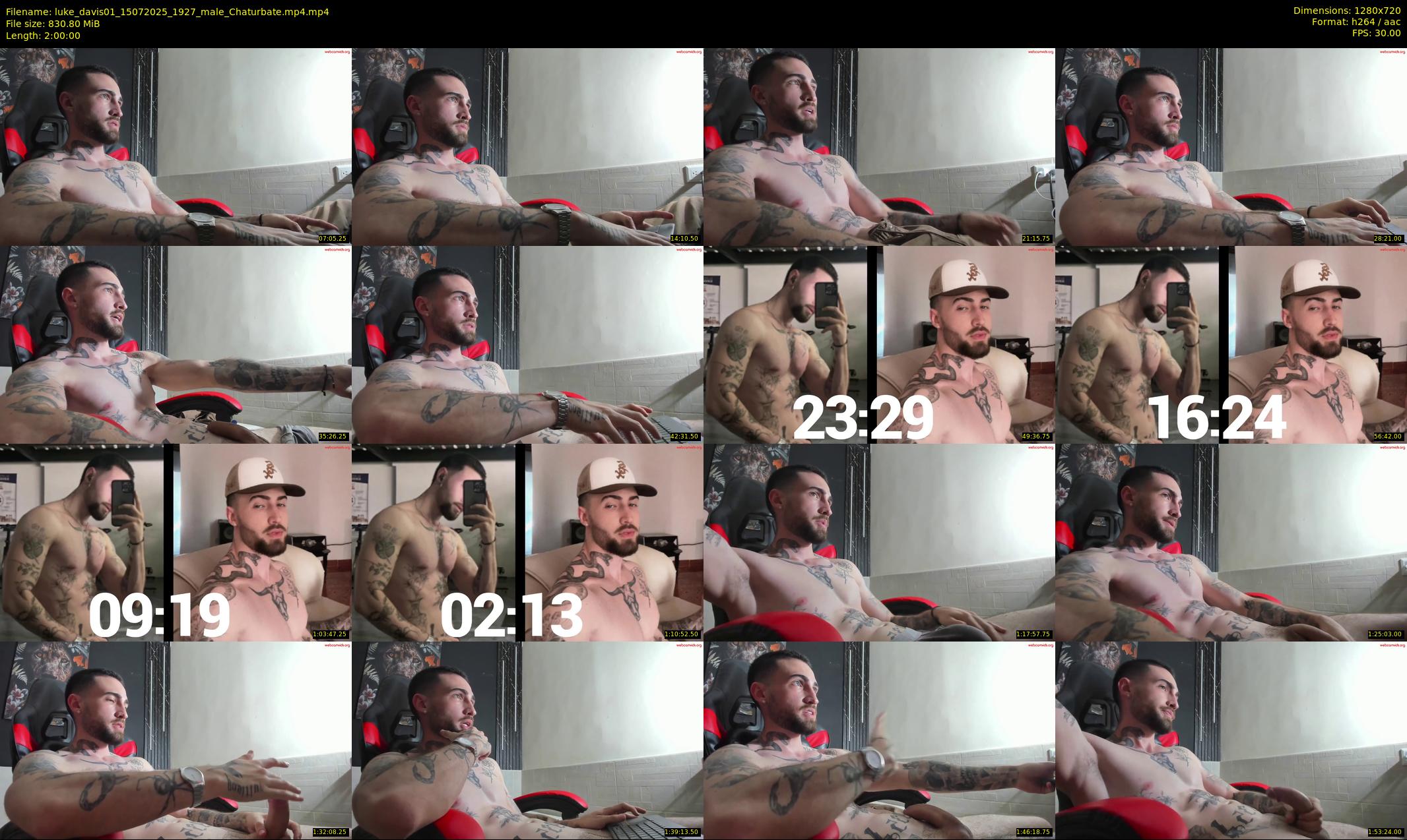 luke_davis01 — 120 minute Chaturbate male cam show recording, 720p, Jul 15, 2025