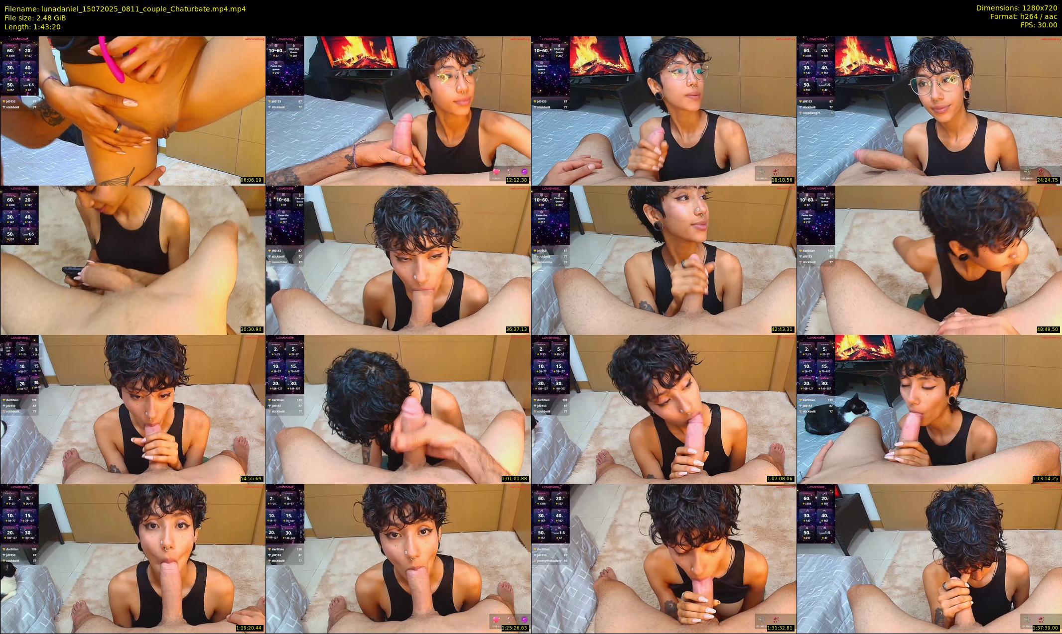 lunadaniel — 104 minute Chaturbate couple cam show recording, 720p, Jul 15, 2025