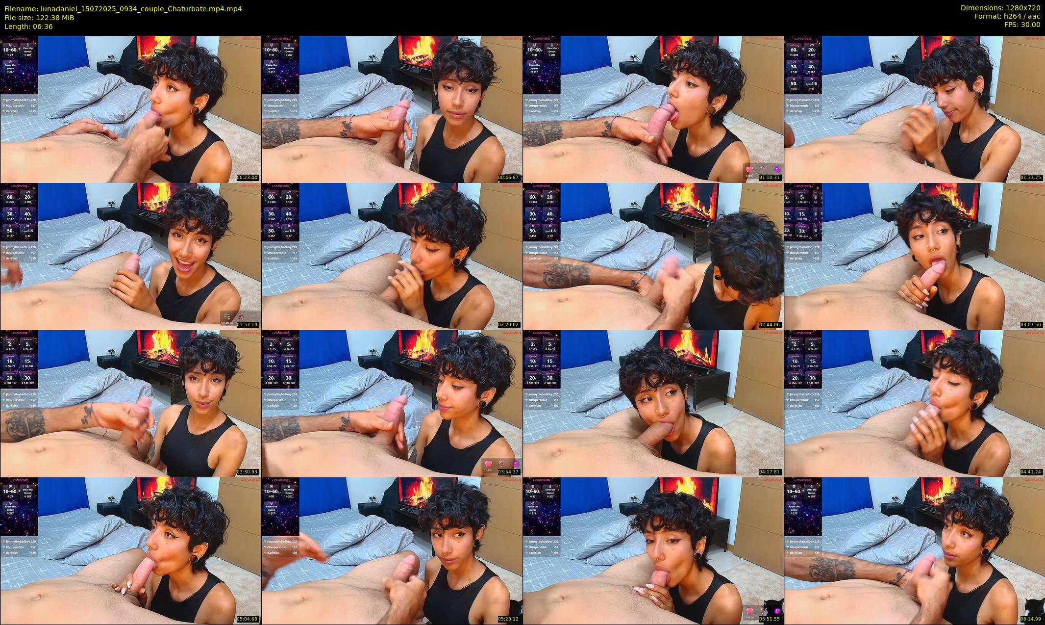 lunadaniel — 7 minute Chaturbate couple cam show recording, 720p, Jul 15, 2025