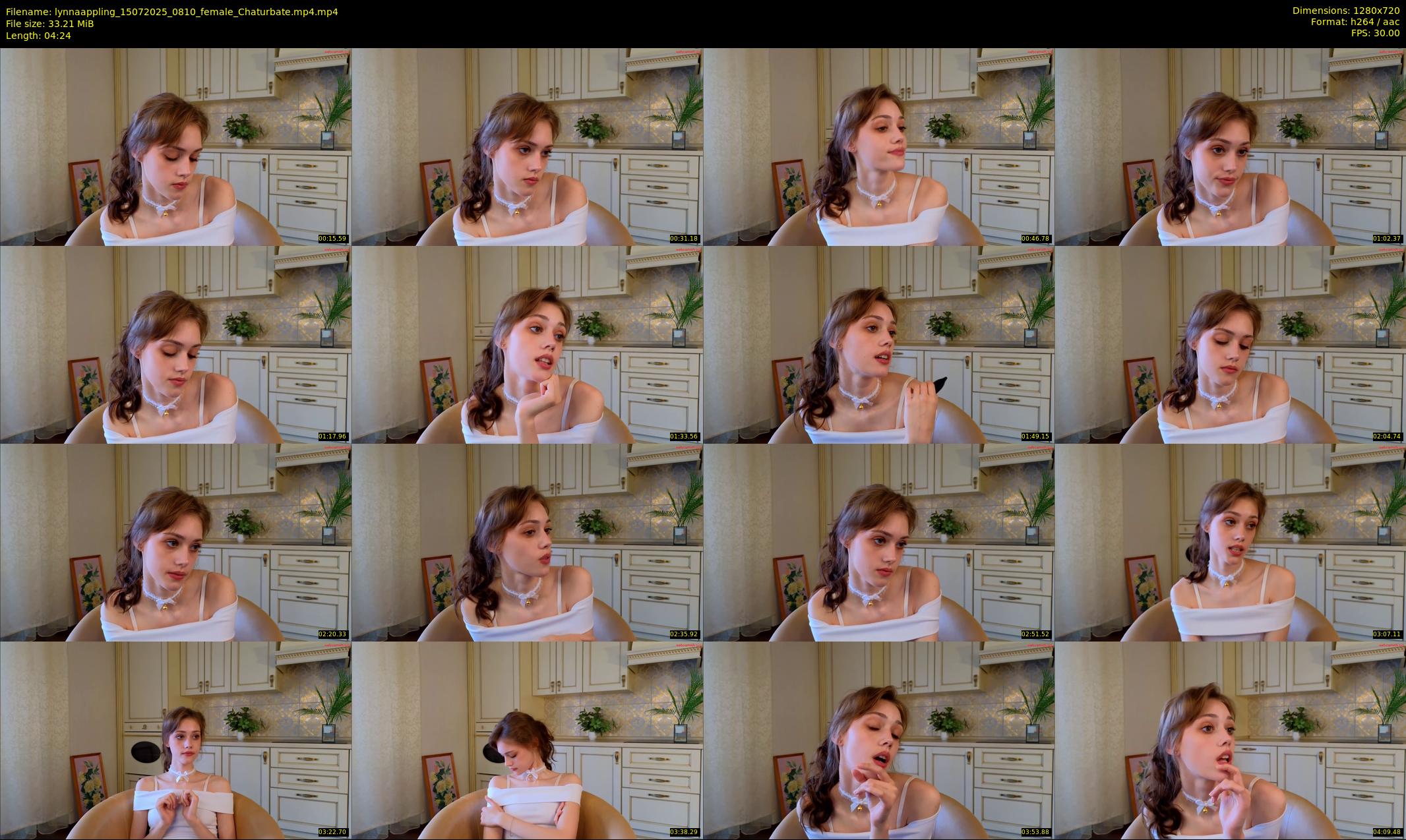 lynnaappling — 5 minute Chaturbate female cam show recording, 720p, Jul 15, 2025