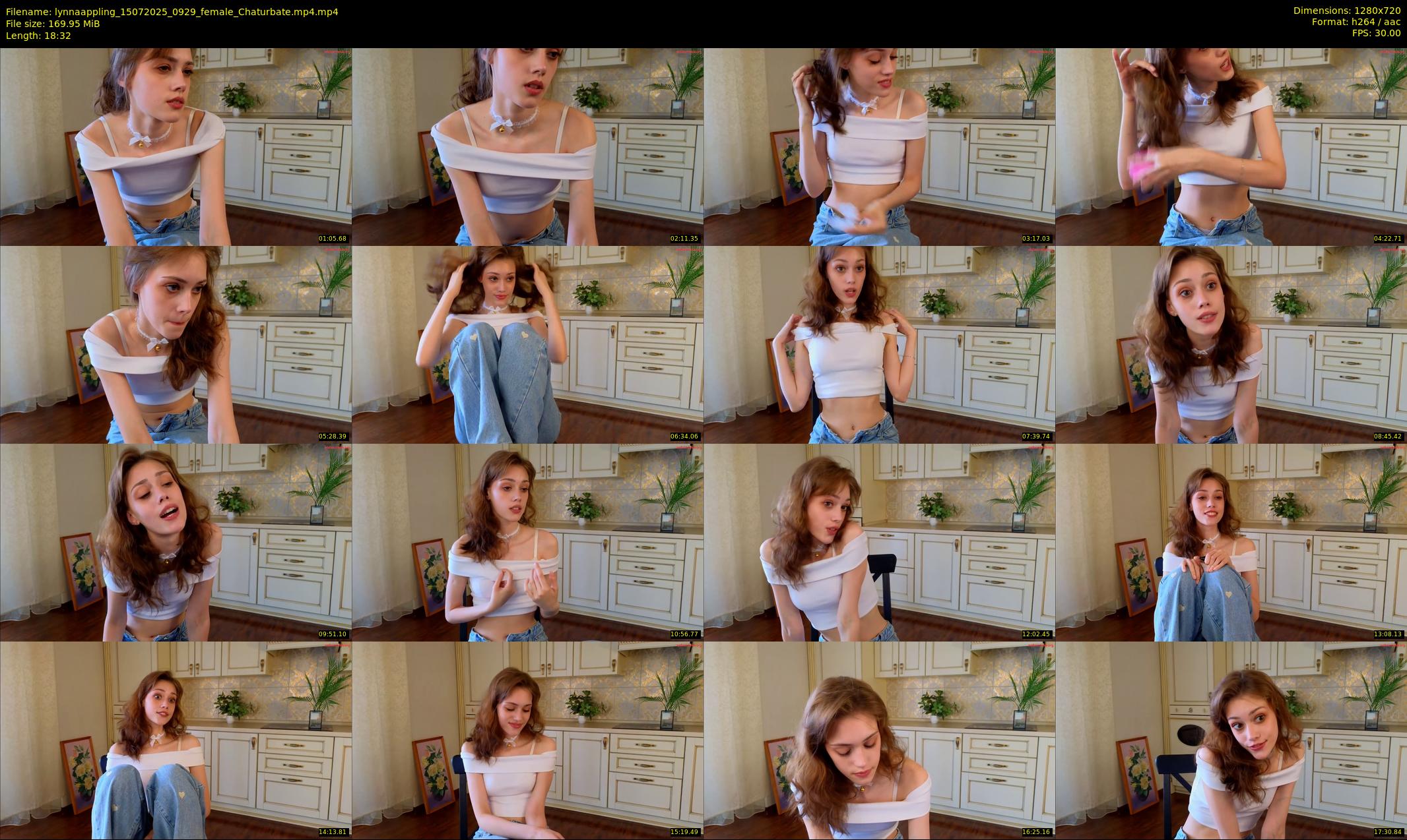 lynnaappling — 19 minute Chaturbate female cam show recording, 720p, Jul 15, 2025