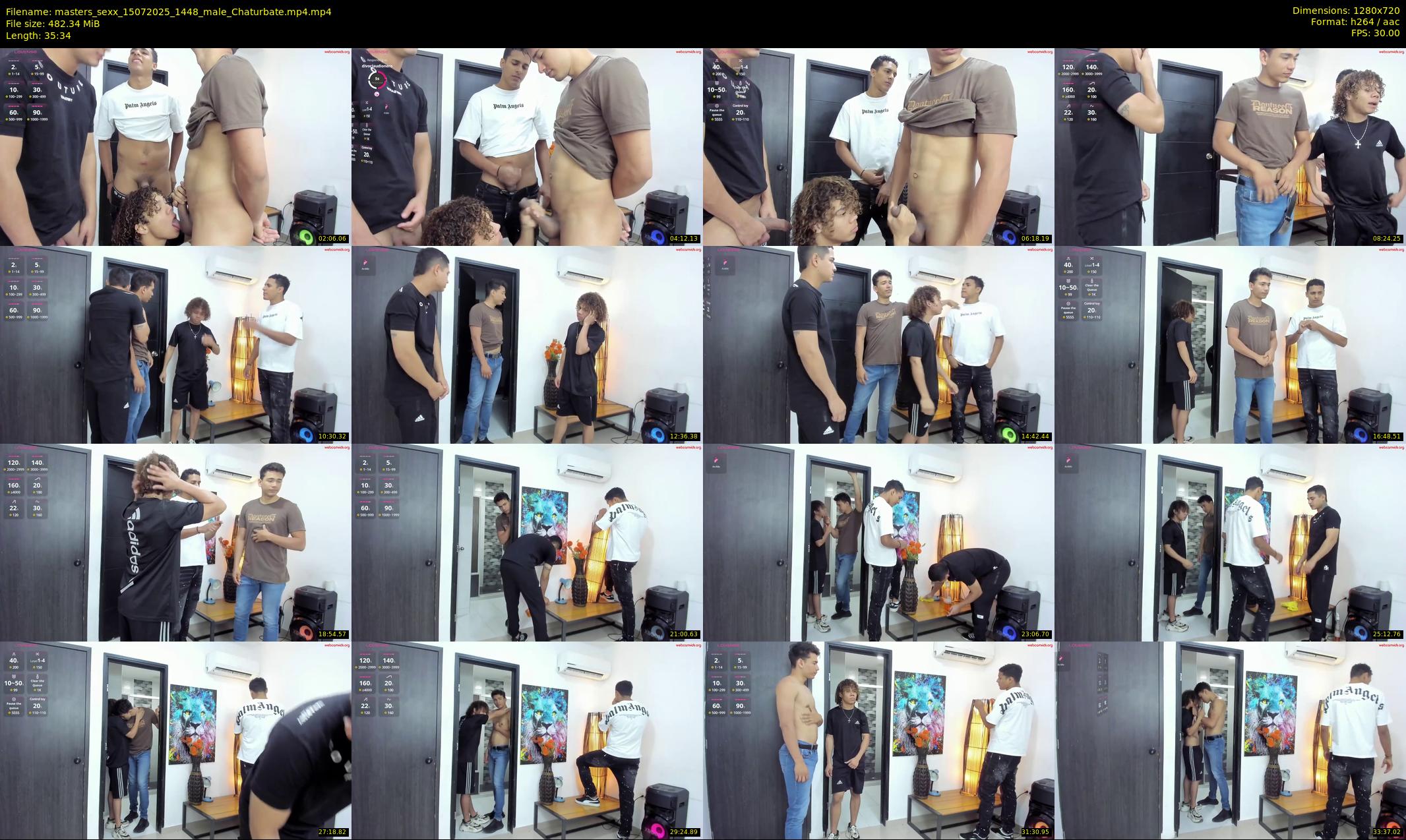 masters_sexx — 36 minute Chaturbate male cam show recording, 720p, Jul 15, 2025