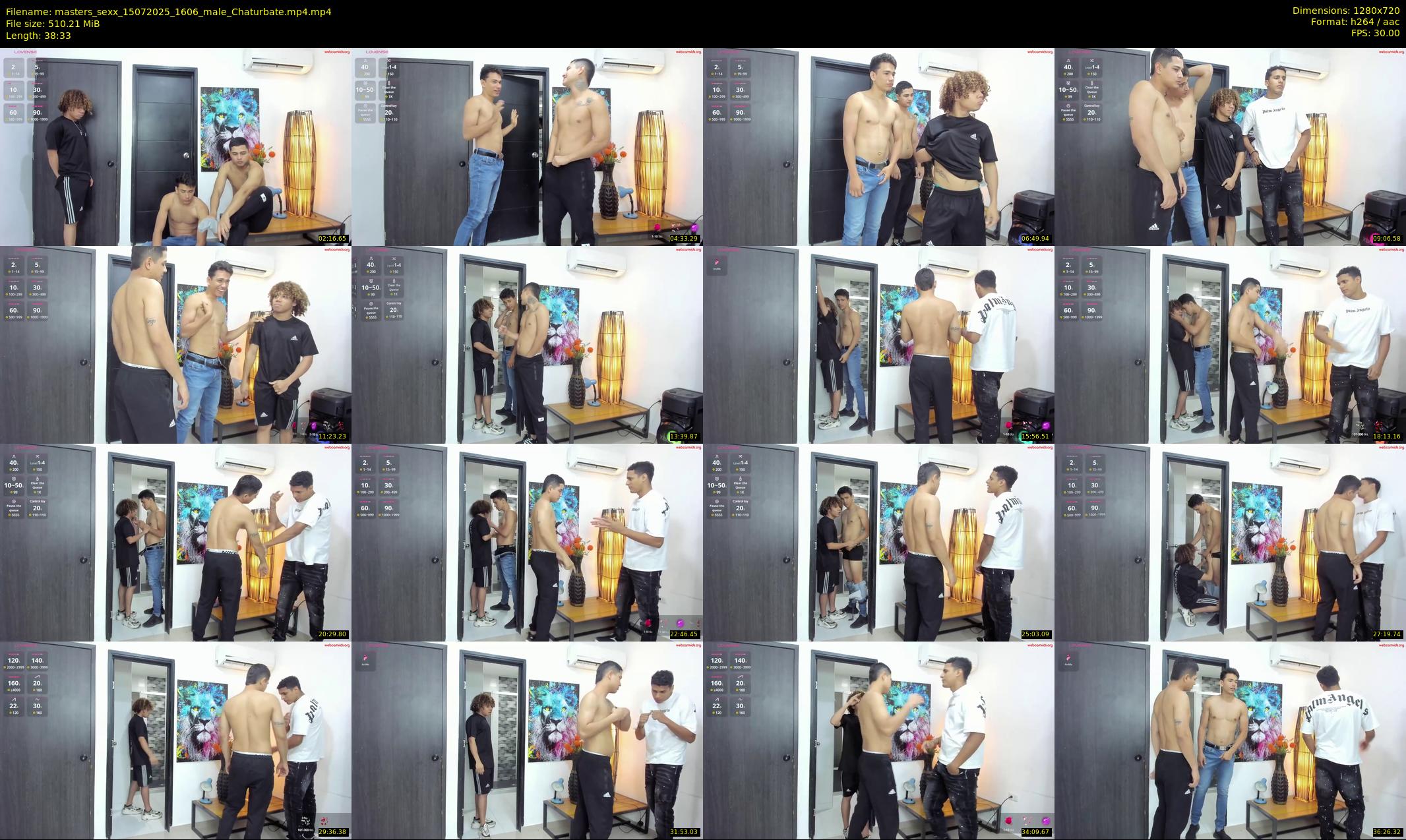 masters_sexx — 39 minute Chaturbate male cam show recording, 720p, Jul 15, 2025