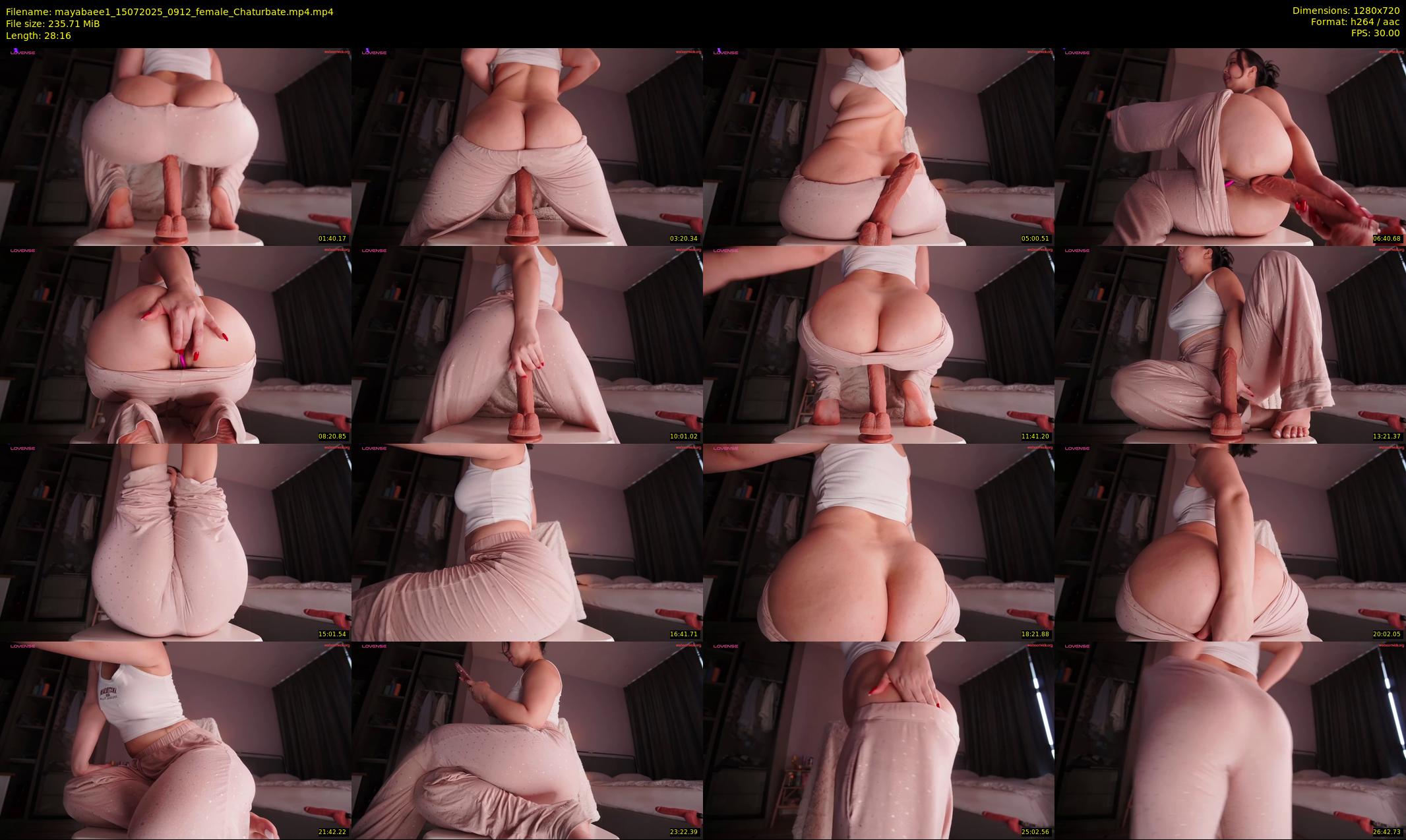 mayabaee1 — 29 minute Chaturbate female cam show recording, 720p, Jul 15, 2025