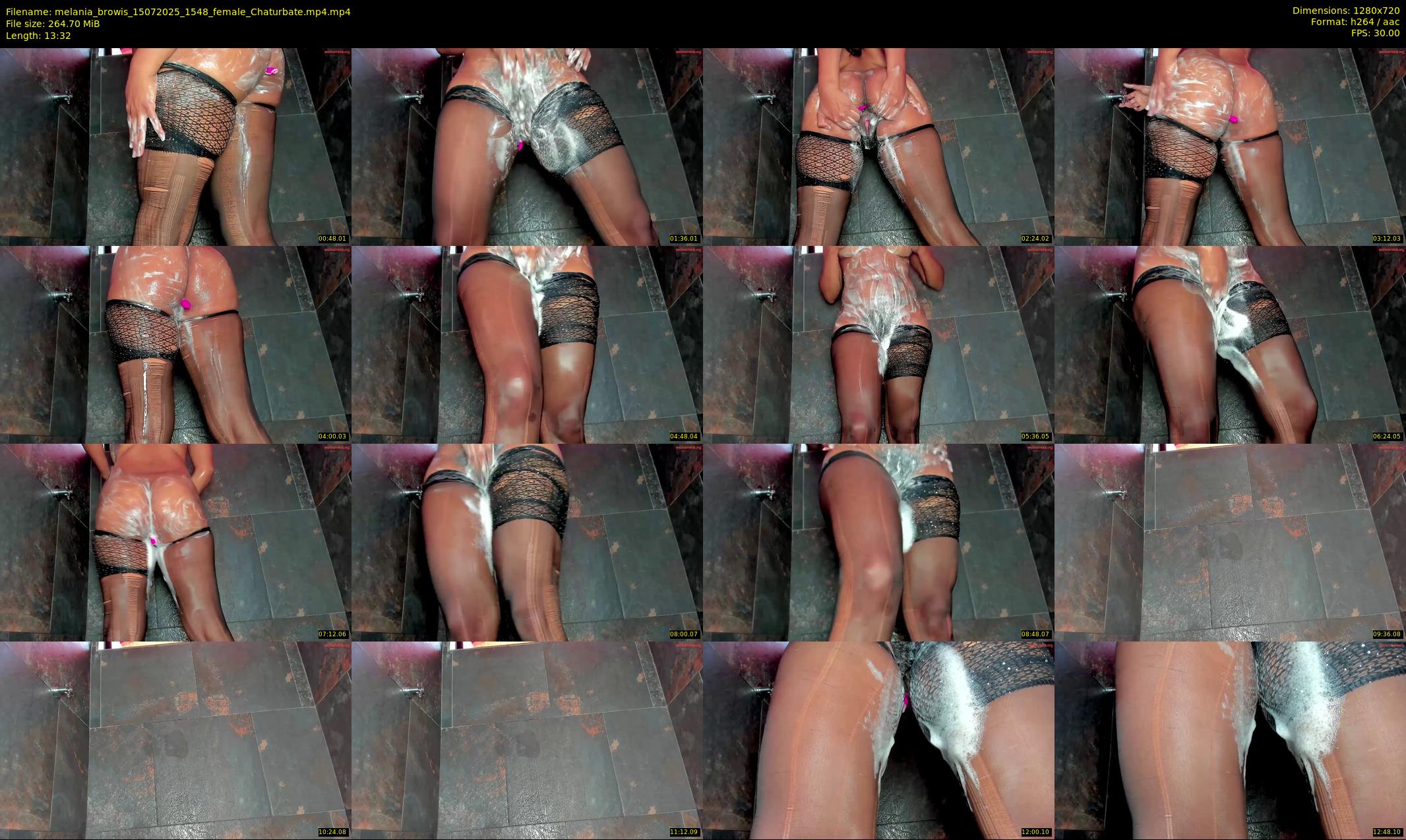 melania_browis — 14 minute Chaturbate female cam show recording, 720p, Jul 15, 2025