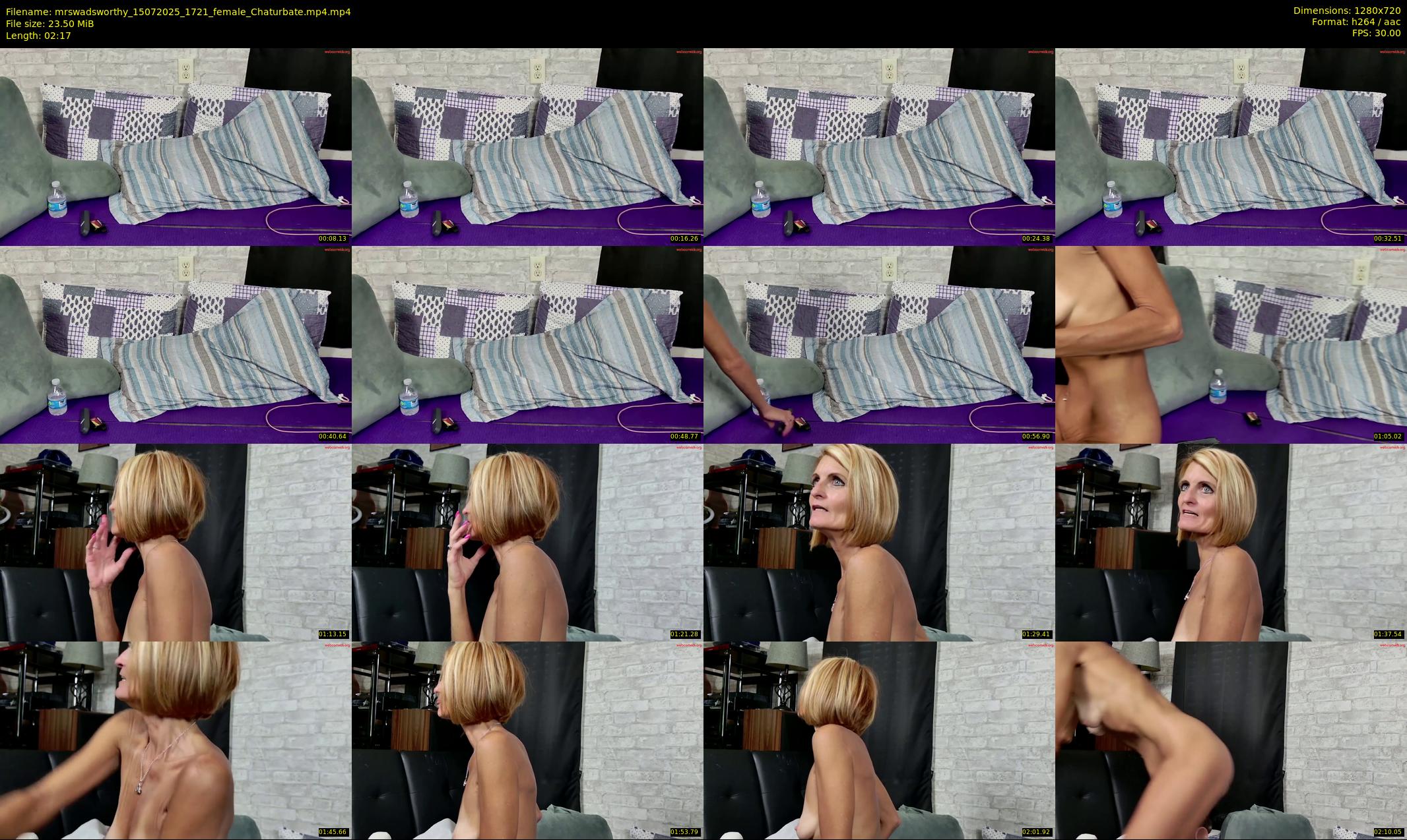 mrswadsworthy — 3 minute Chaturbate female cam show recording, 720p, Jul 15, 2025