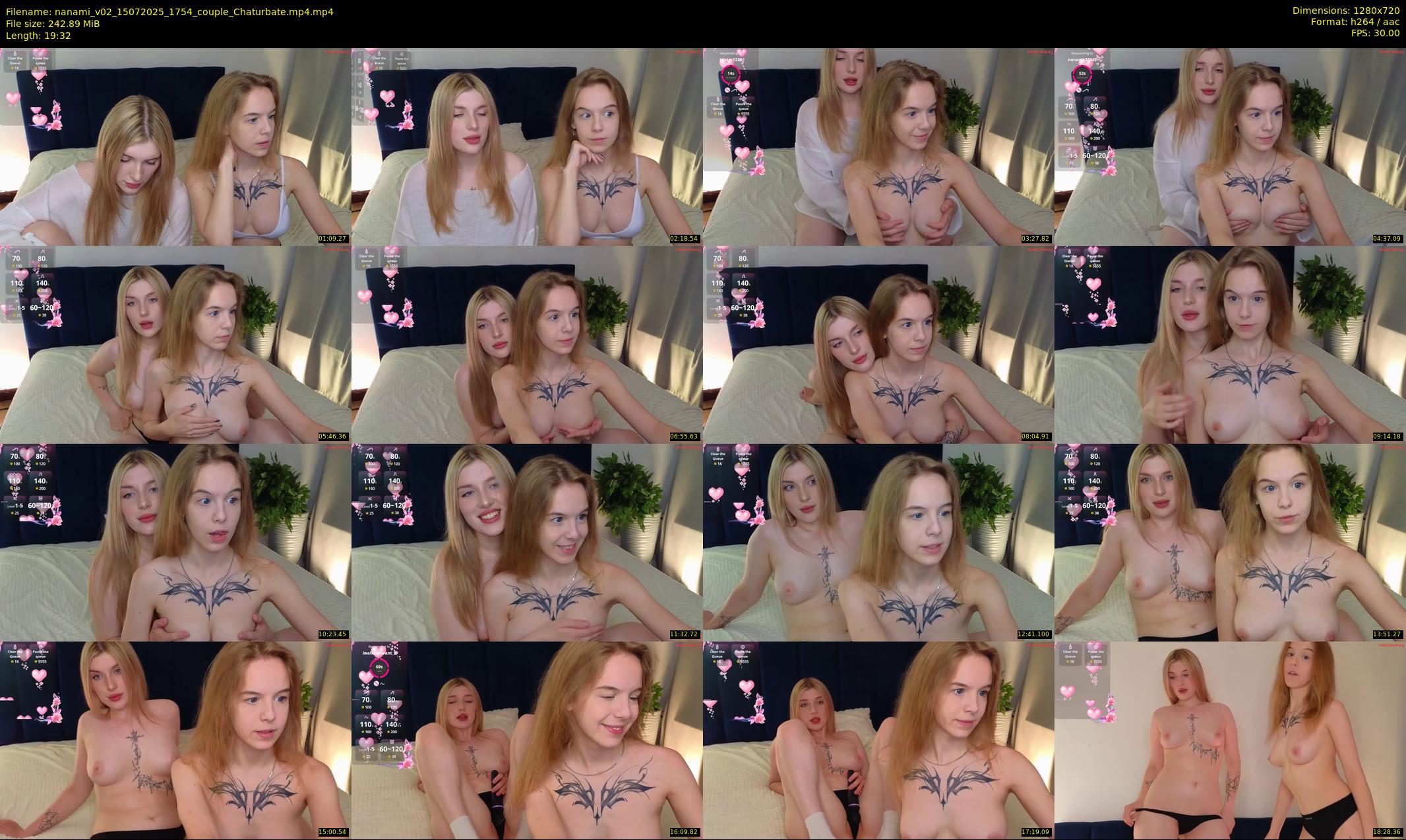 nanami_v02 — 20 minute Chaturbate couple cam show recording, 720p, Jul 15, 2025