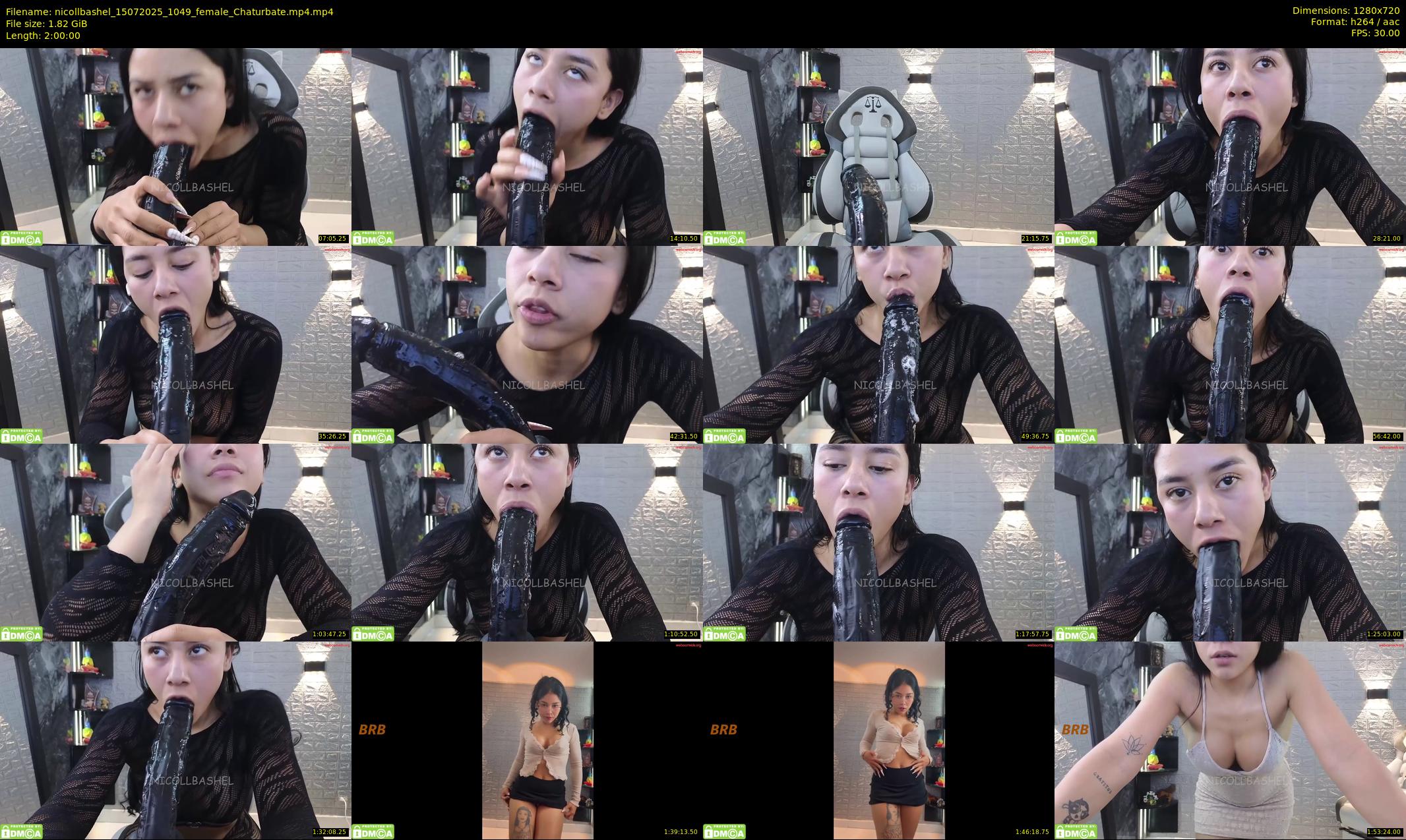 nicollbashel — 120 minute Chaturbate female cam show recording, 720p, Jul 15, 2025