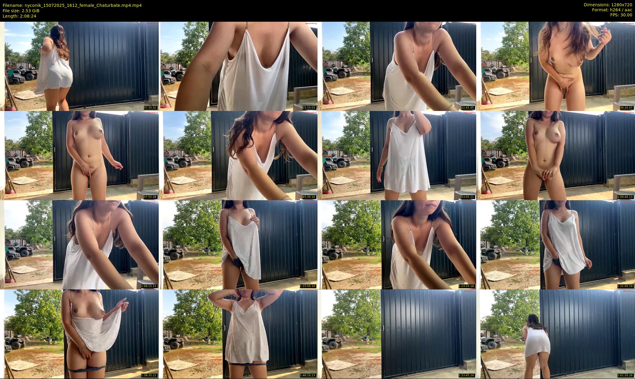 nyconik — 129 minute Chaturbate female cam show recording, 720p, Jul 15, 2025