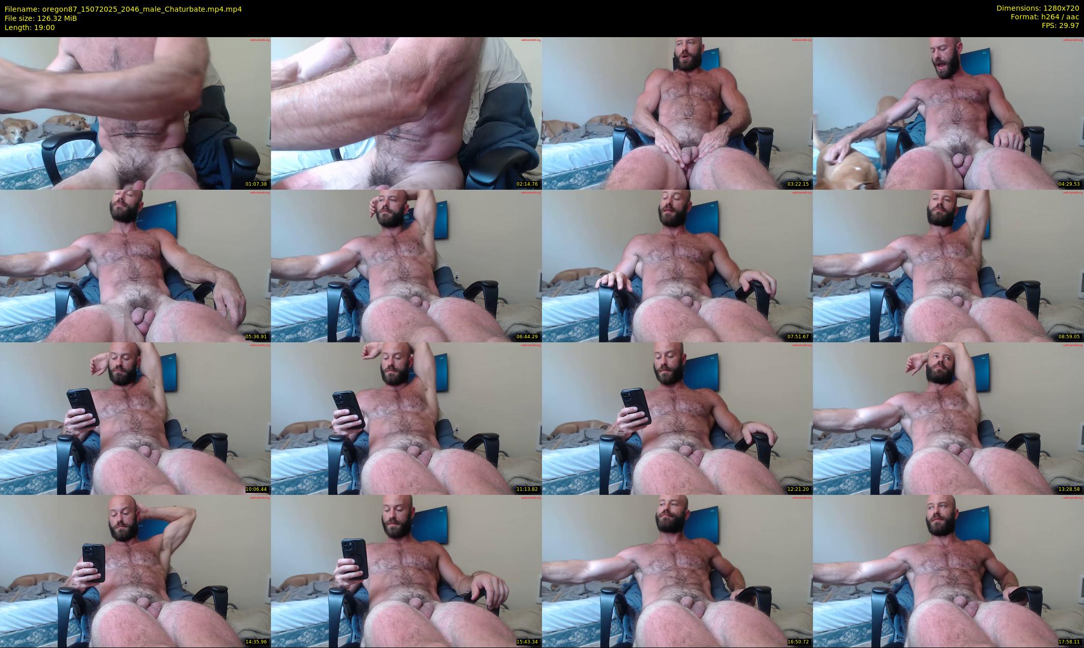 oregon87 — 19 minute Chaturbate male cam show recording, 720p, Jul 15, 2025