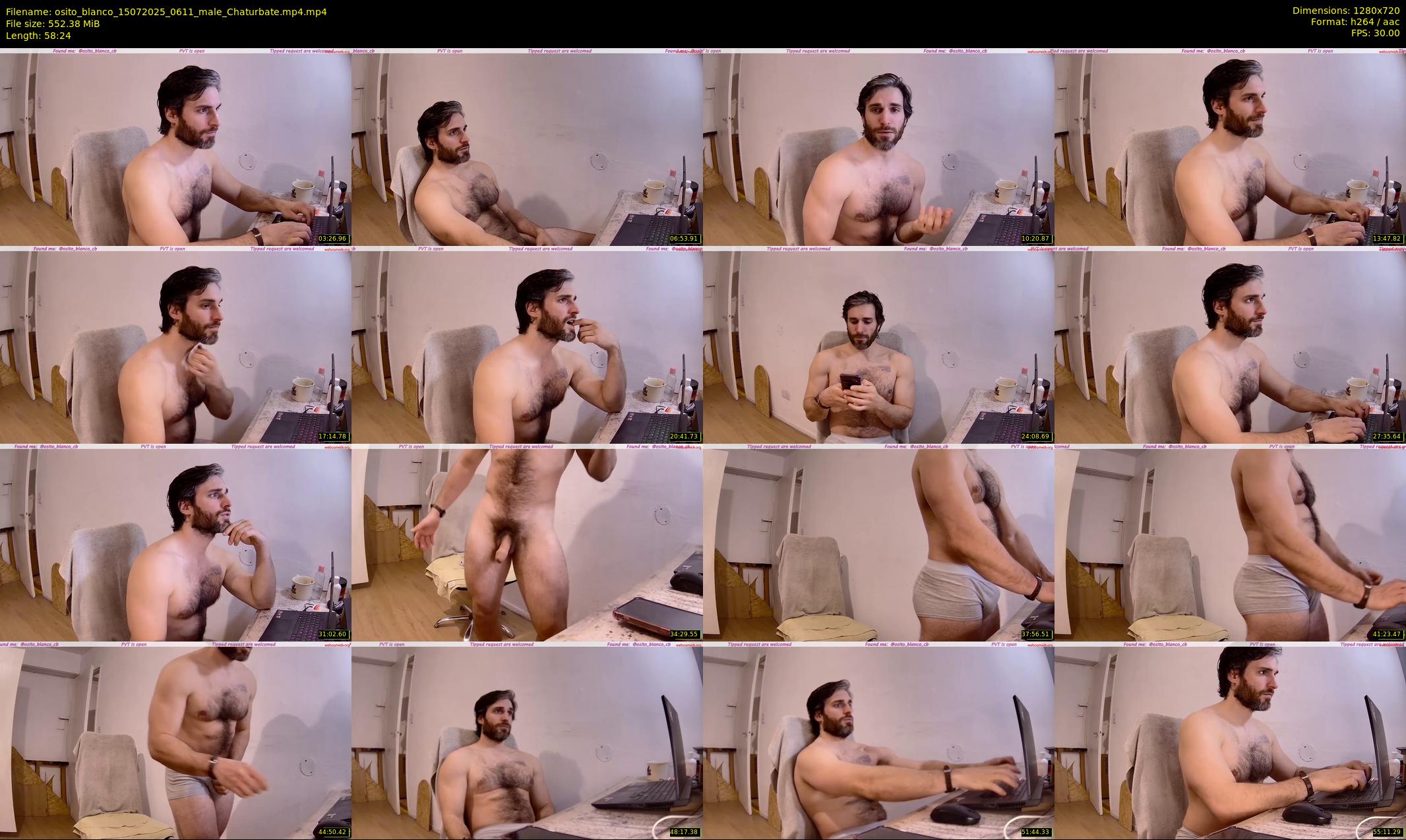 osito_blanco — 59 minute Chaturbate male cam show recording, 720p, Jul 15, 2025