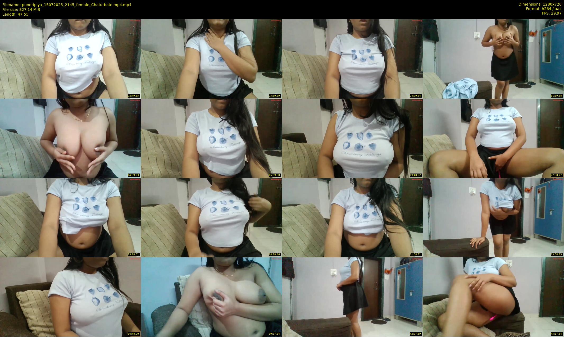 puneripiya — 48 minute Chaturbate female cam show recording, 720p, Jul 15, 2025