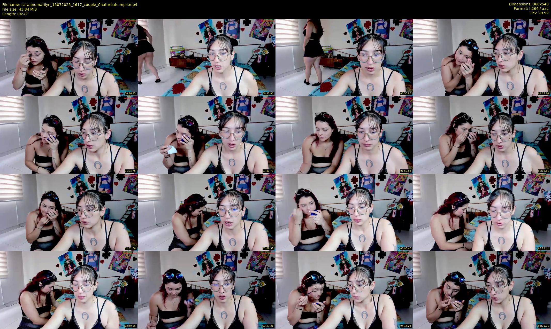 saraandmarilyn — 5 minute Chaturbate couple cam show recording, 480p, Jul 15, 2025