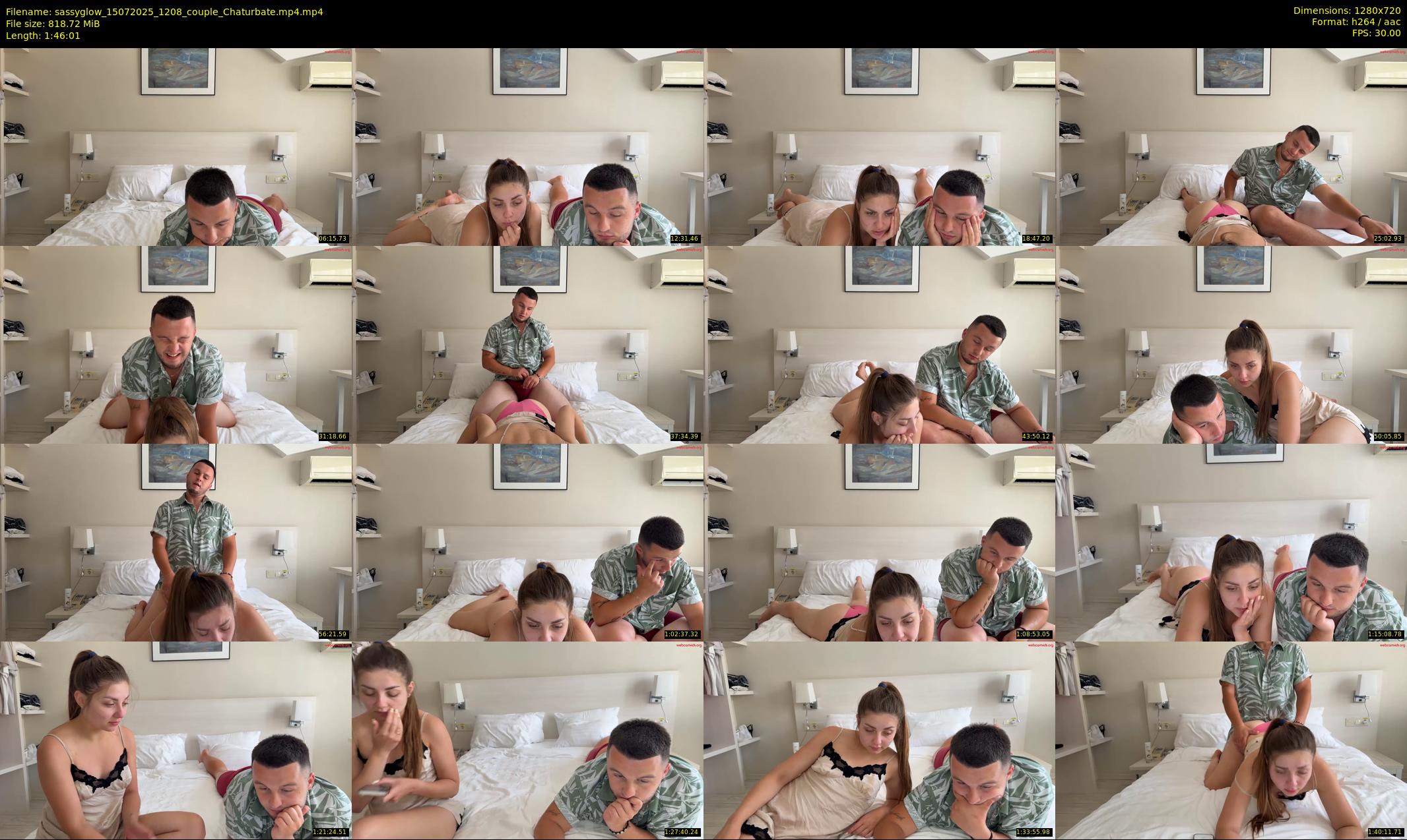 sassyglow — 107 minute Chaturbate couple cam show recording, 720p, Jul 15, 2025