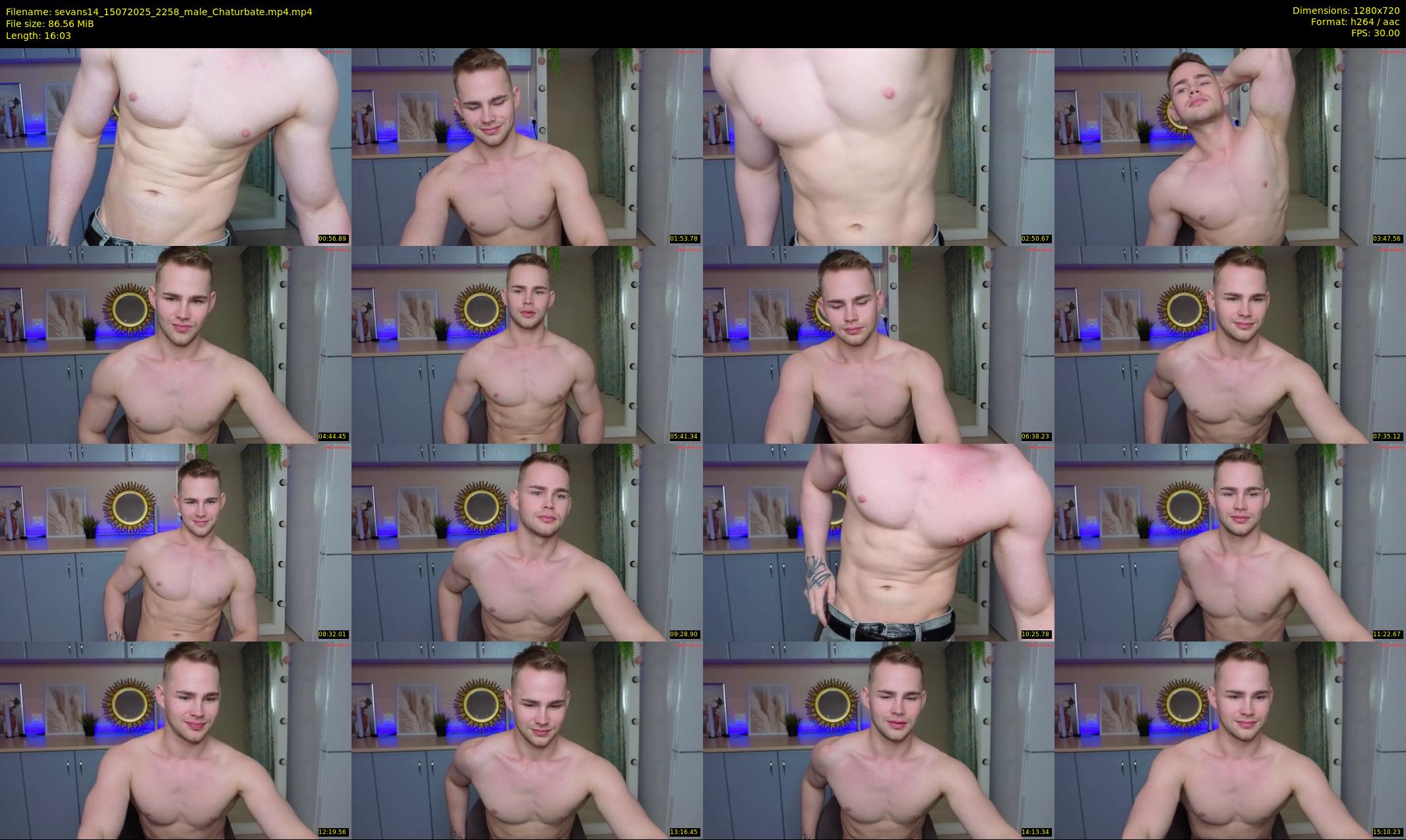 sevans14 — 17 minute Chaturbate male cam show recording, 720p, Jul 15, 2025