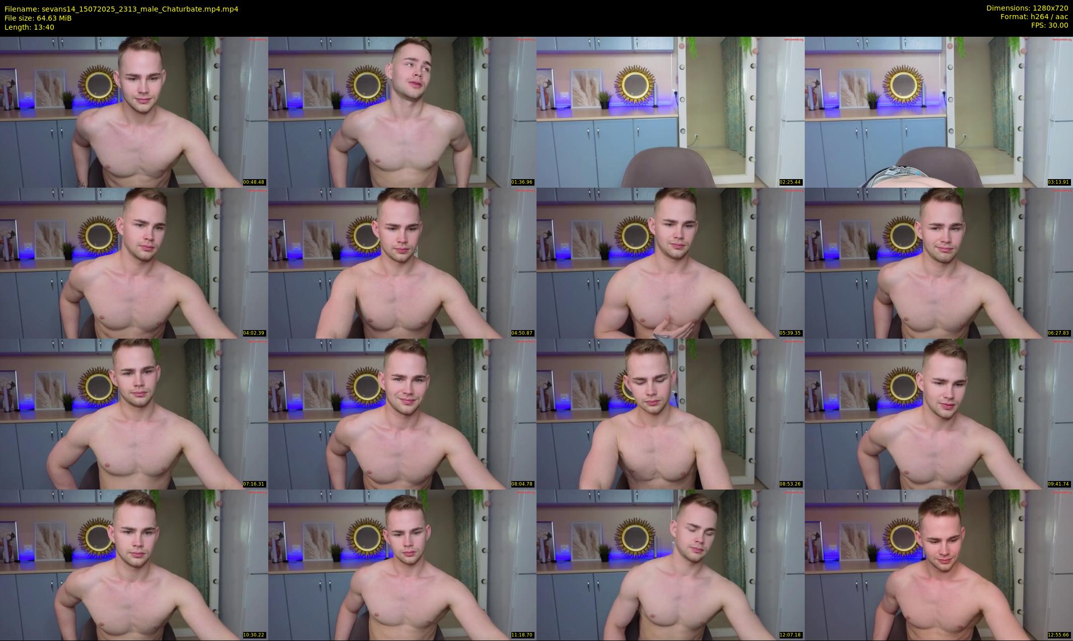 sevans14 — 14 minute Chaturbate male cam show recording, 720p, Jul 15, 2025