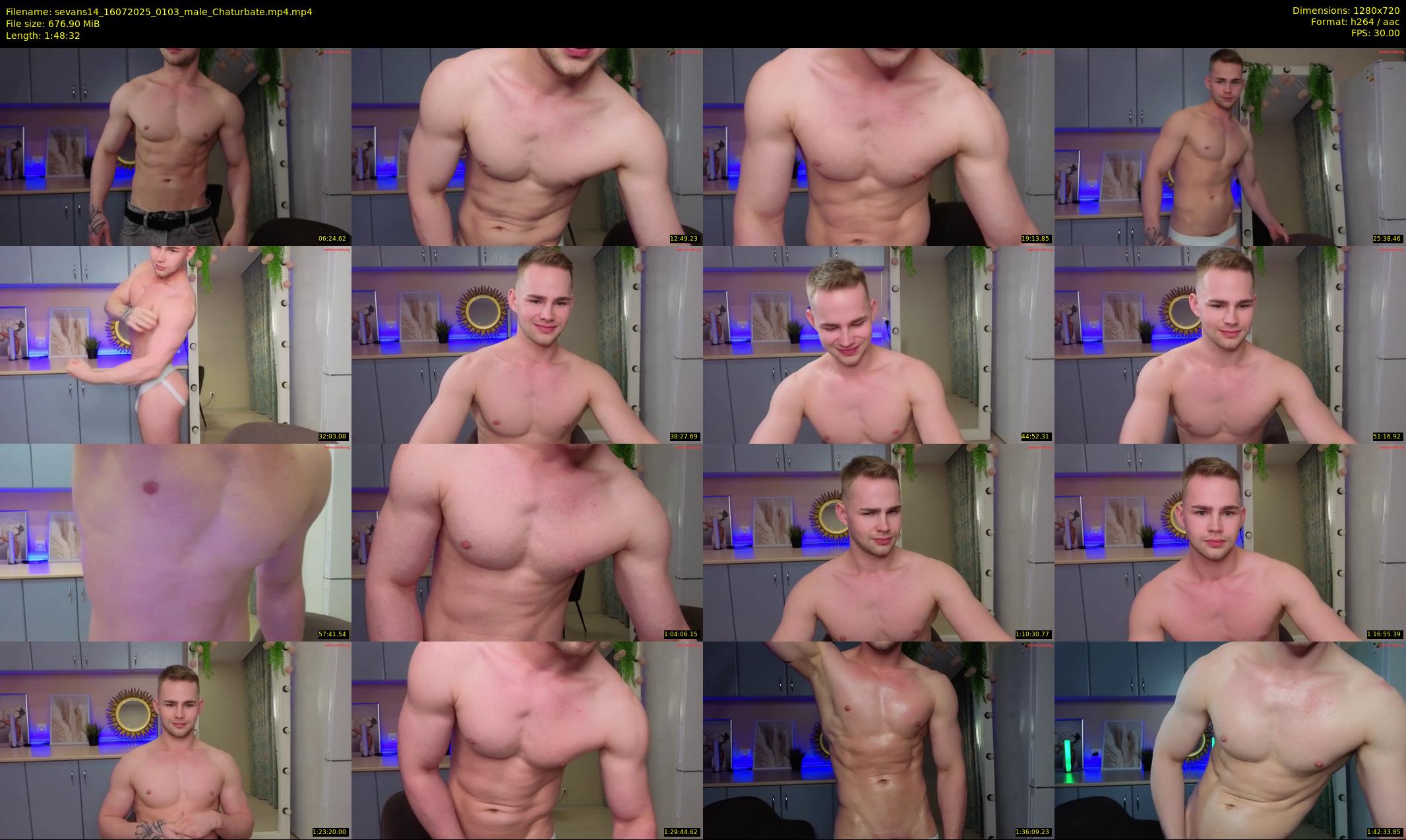 sevans14 — 109 minute Chaturbate male cam show recording, 720p, Jul 16, 2025