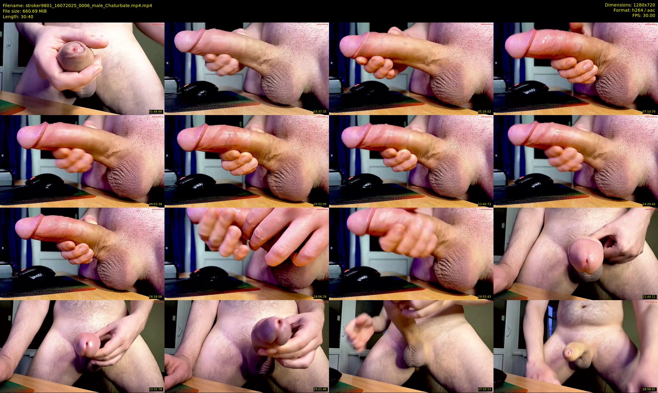 stroker9801 — 31 minute Chaturbate male cam show recording, 720p, Jul 16, 2025