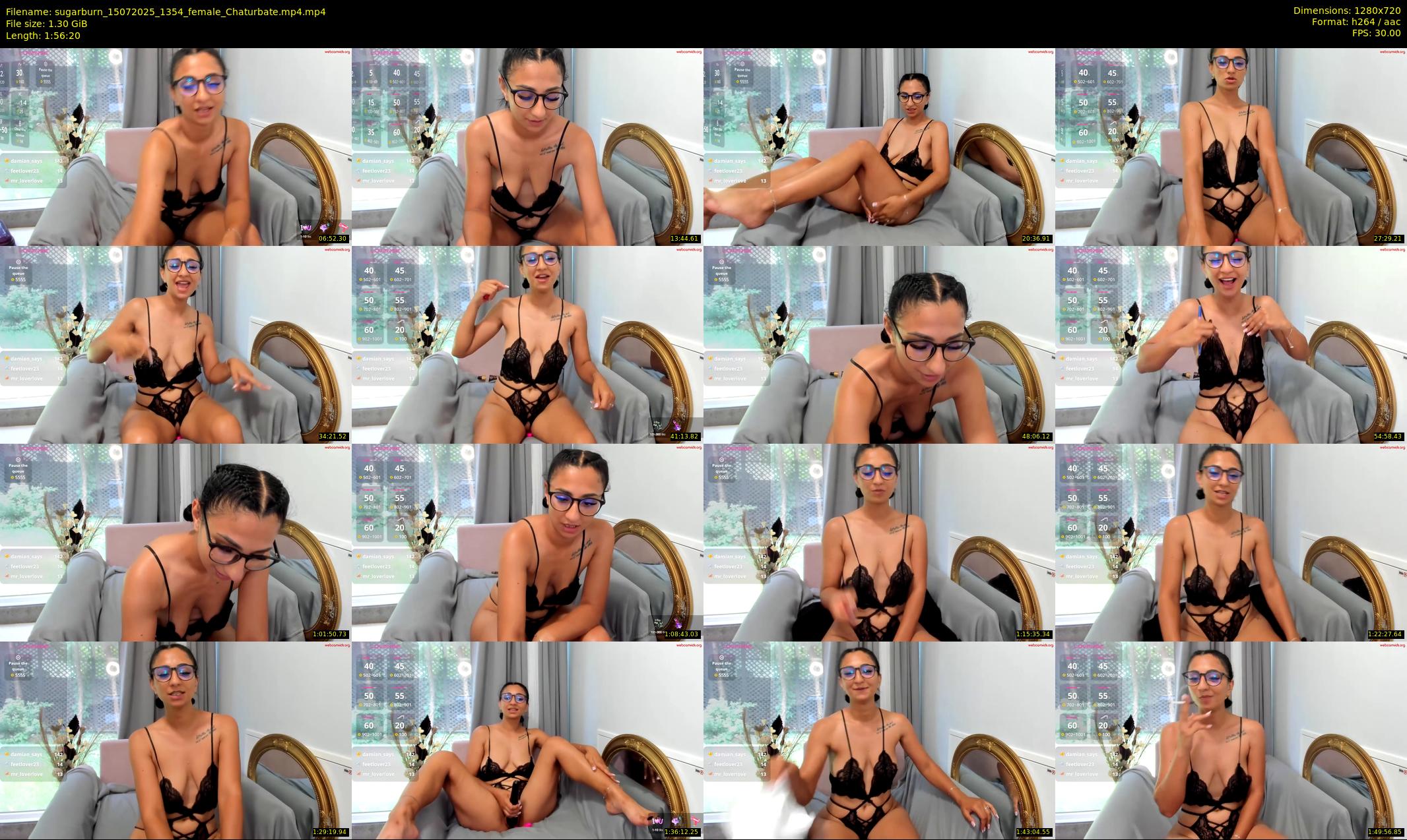 sugarburn — 117 minute Chaturbate female cam show recording, 720p, Jul 15, 2025