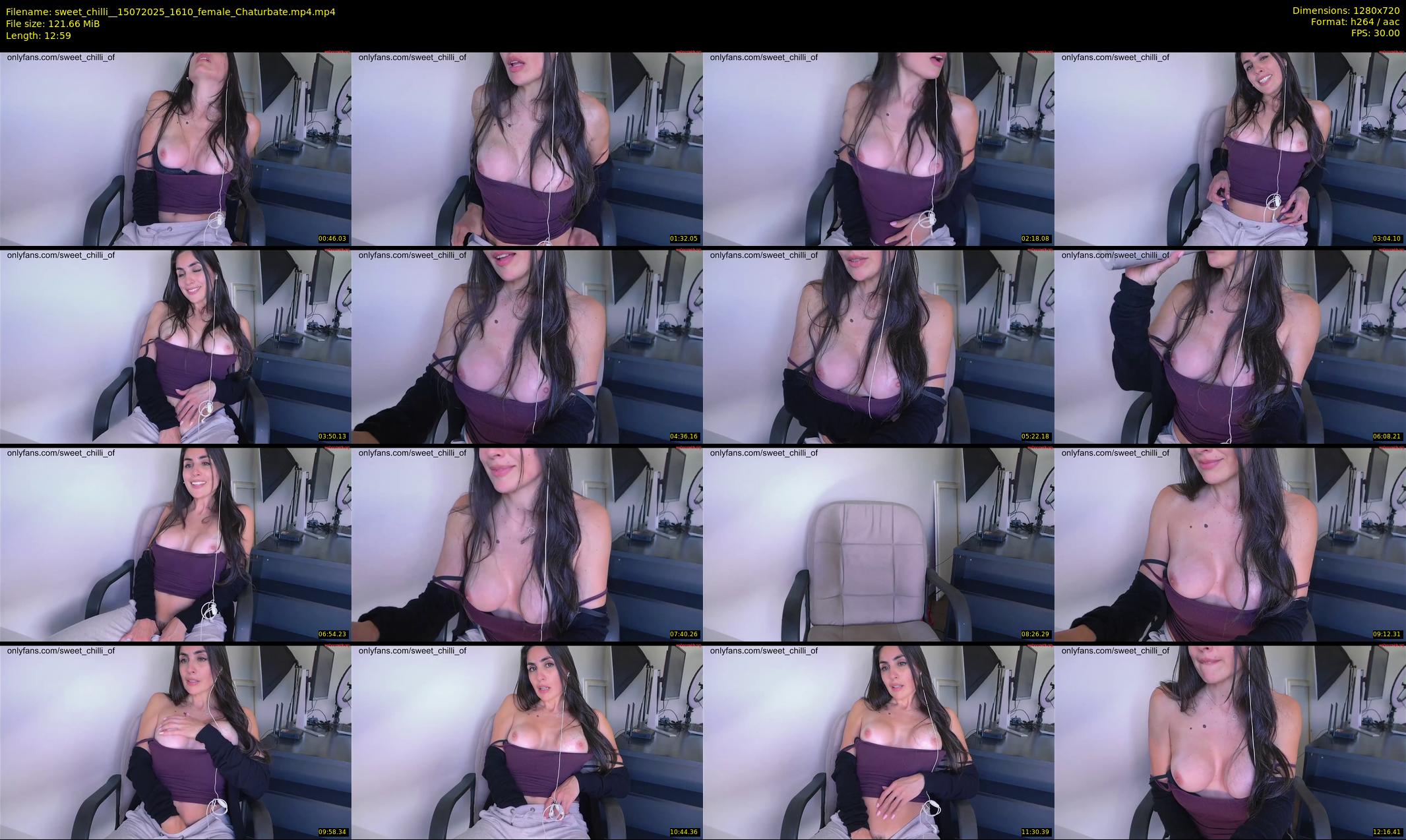 sweet_chilli_ — 13 minute Chaturbate female cam show recording, 720p, Jul 15, 2025