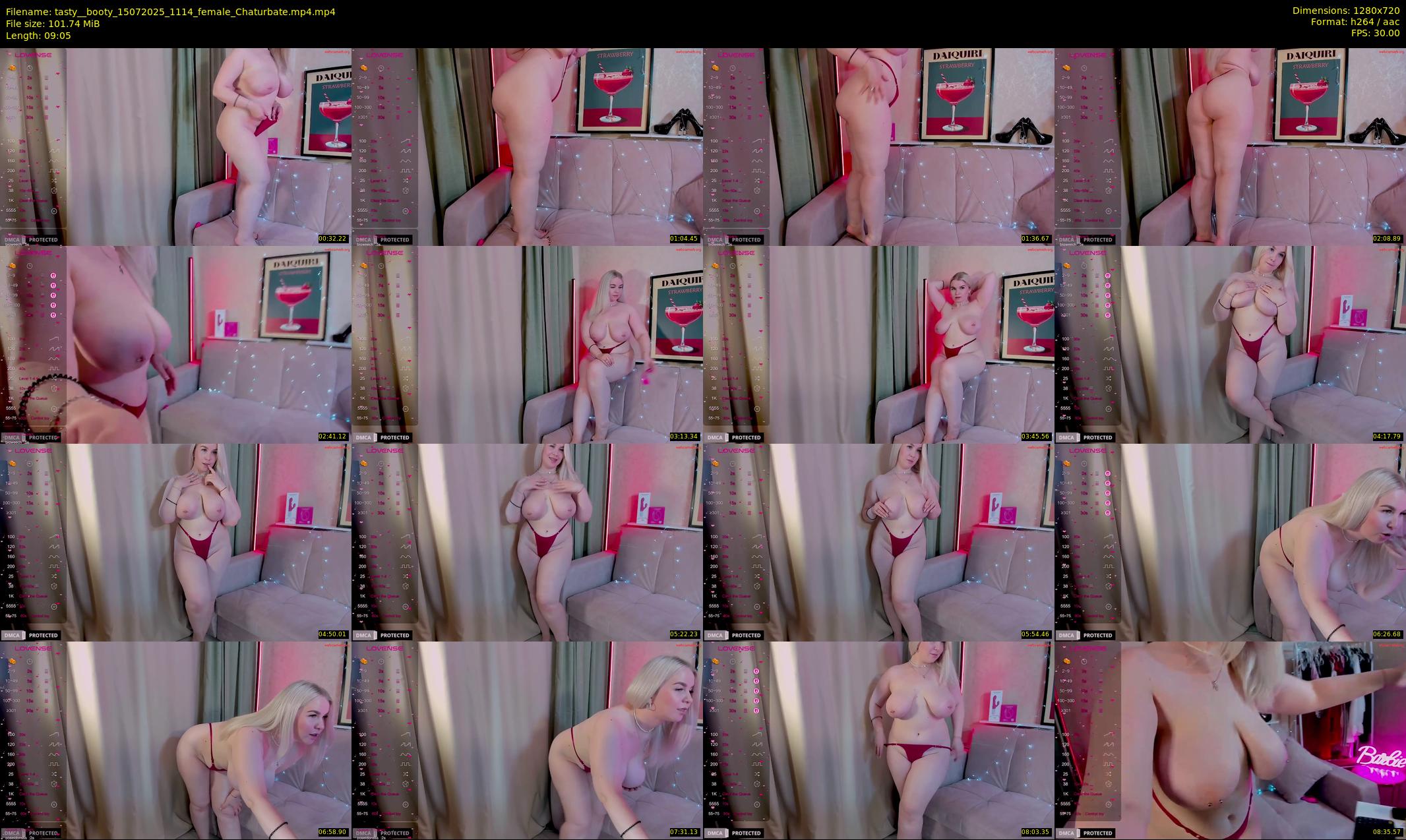 tasty__booty — 10 minute Chaturbate female cam show recording, 720p, Jul 15, 2025