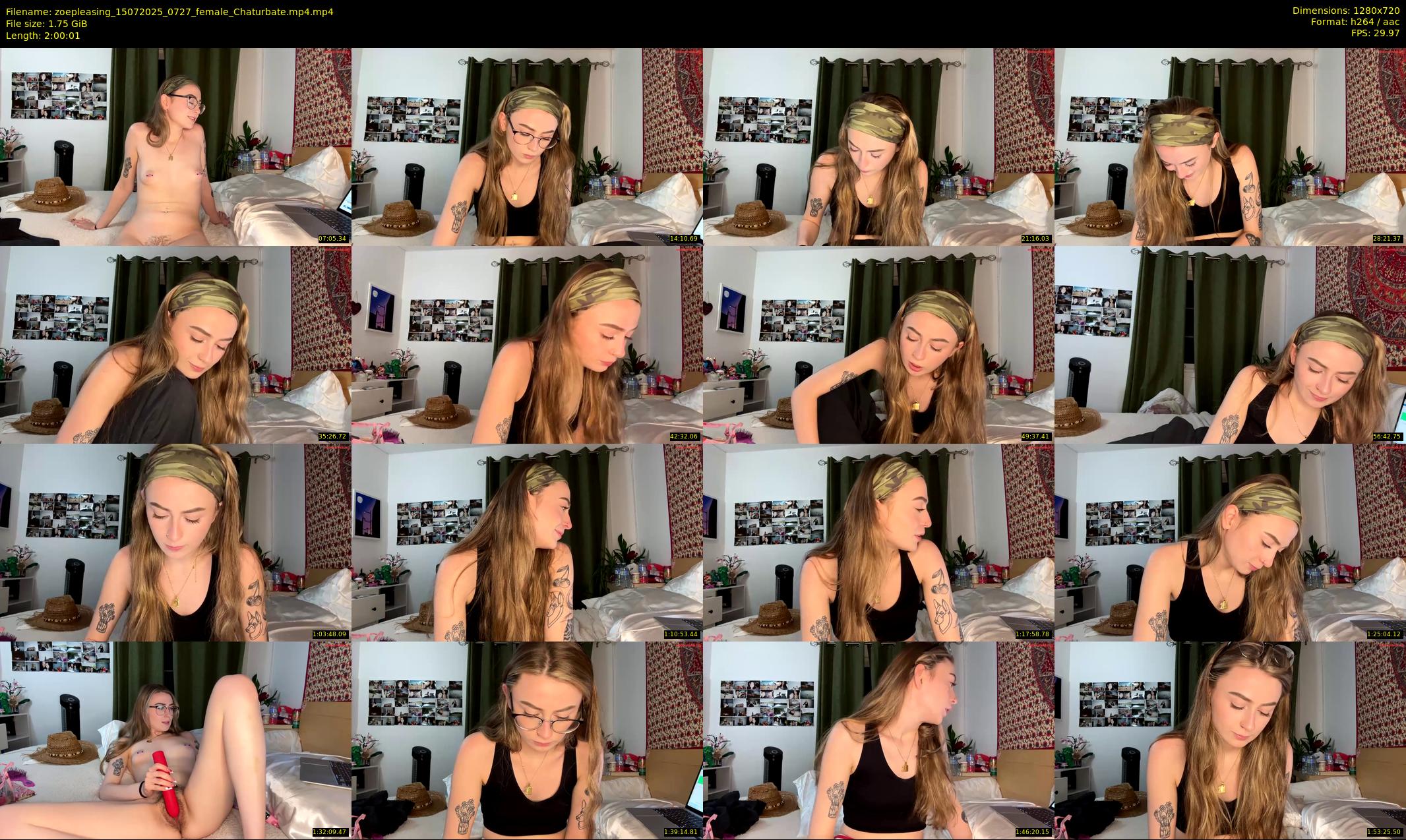 zoepleasing — 121 minute Chaturbate female cam show recording, 720p, Jul 15, 2025