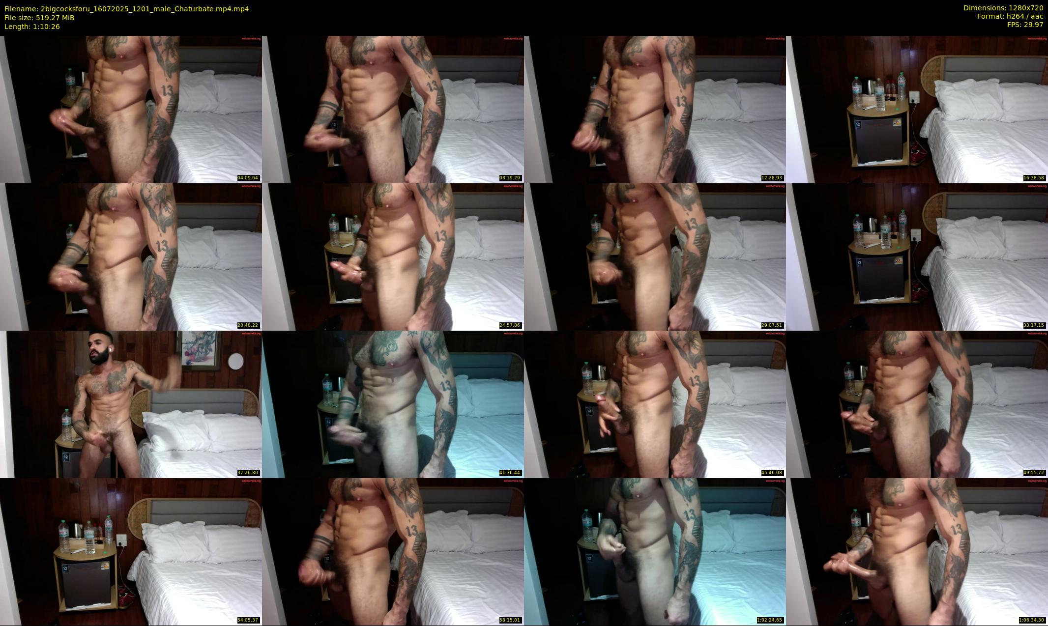 2bigcocksforu — 71 minute Chaturbate male cam show recording, 720p, Jul 16, 2025