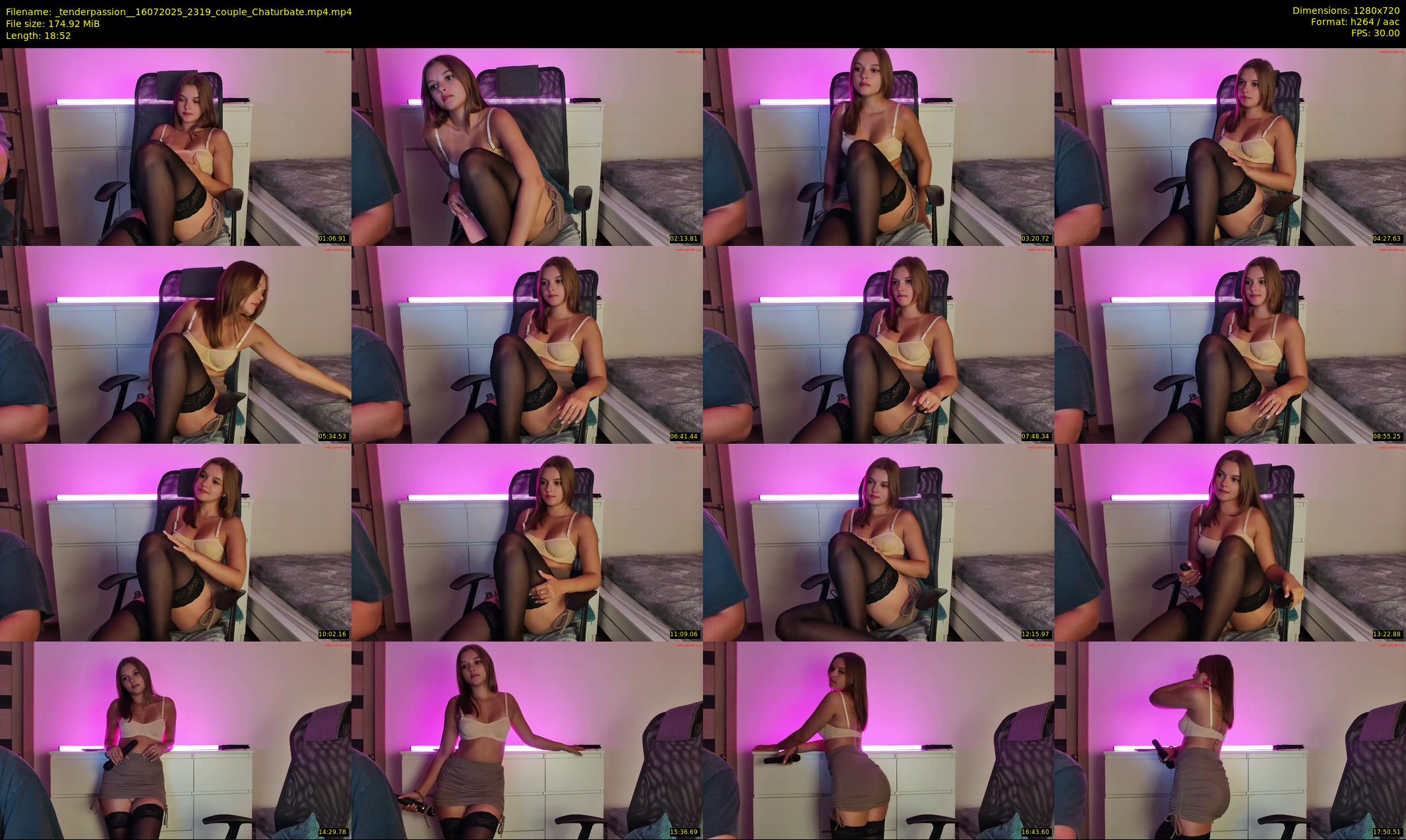 _tenderpassion_ — 19 minute Chaturbate couple cam show recording, 720p, Jul 16, 2025