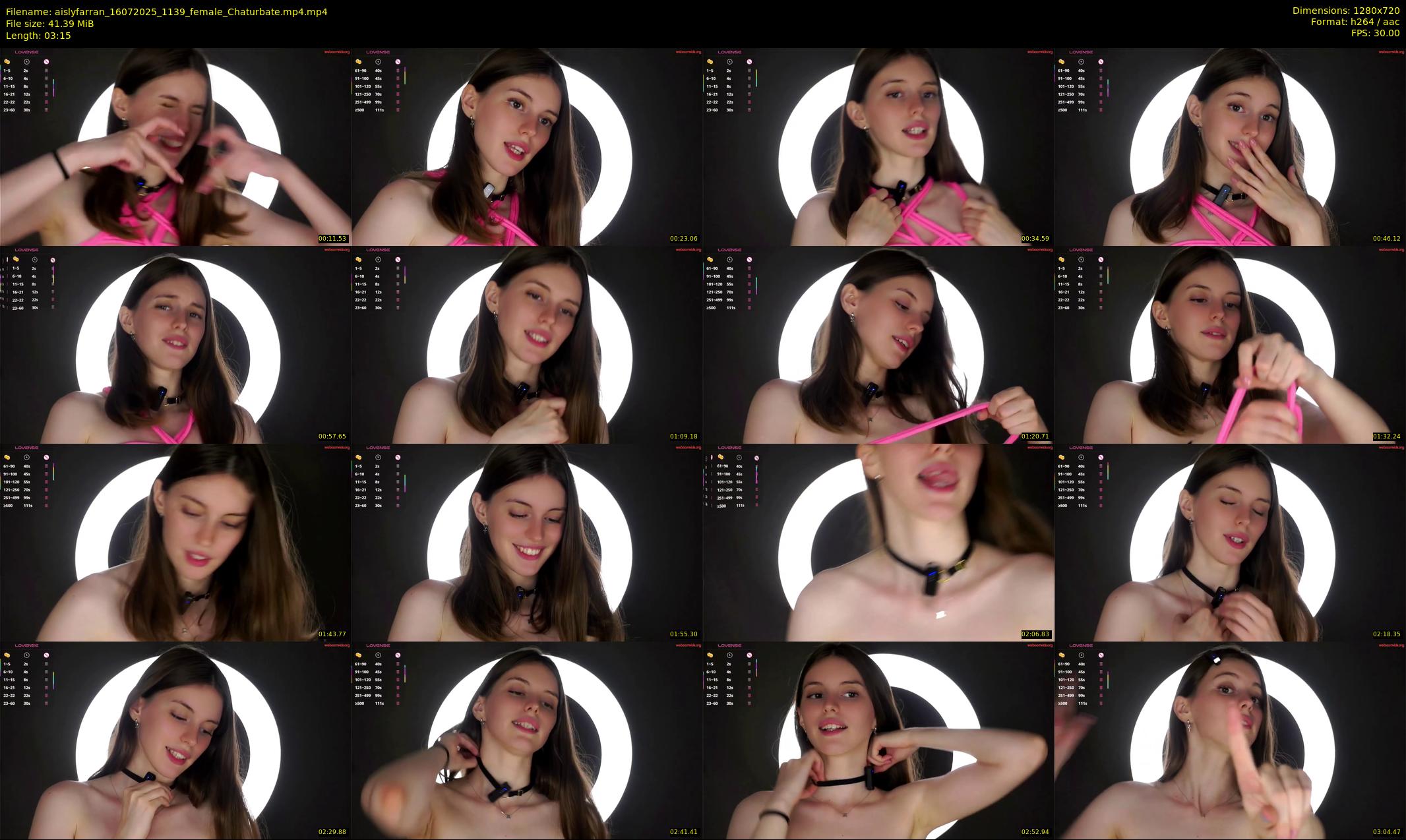 aislyfarran — 4 minute Chaturbate female cam show recording, 720p, Jul 16, 2025