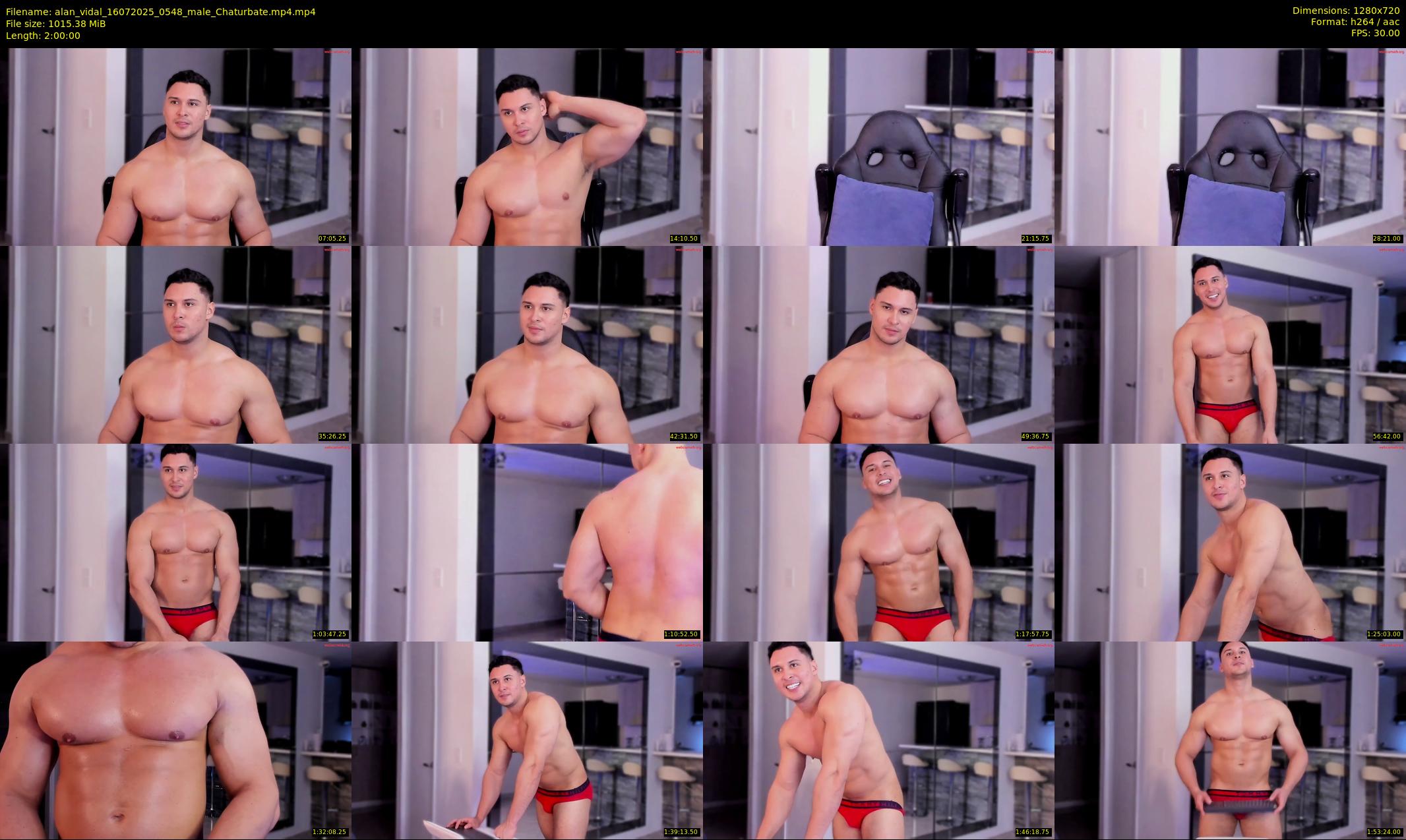 alan_vidal — 120 minute Chaturbate male cam show recording, 720p, Jul 16, 2025