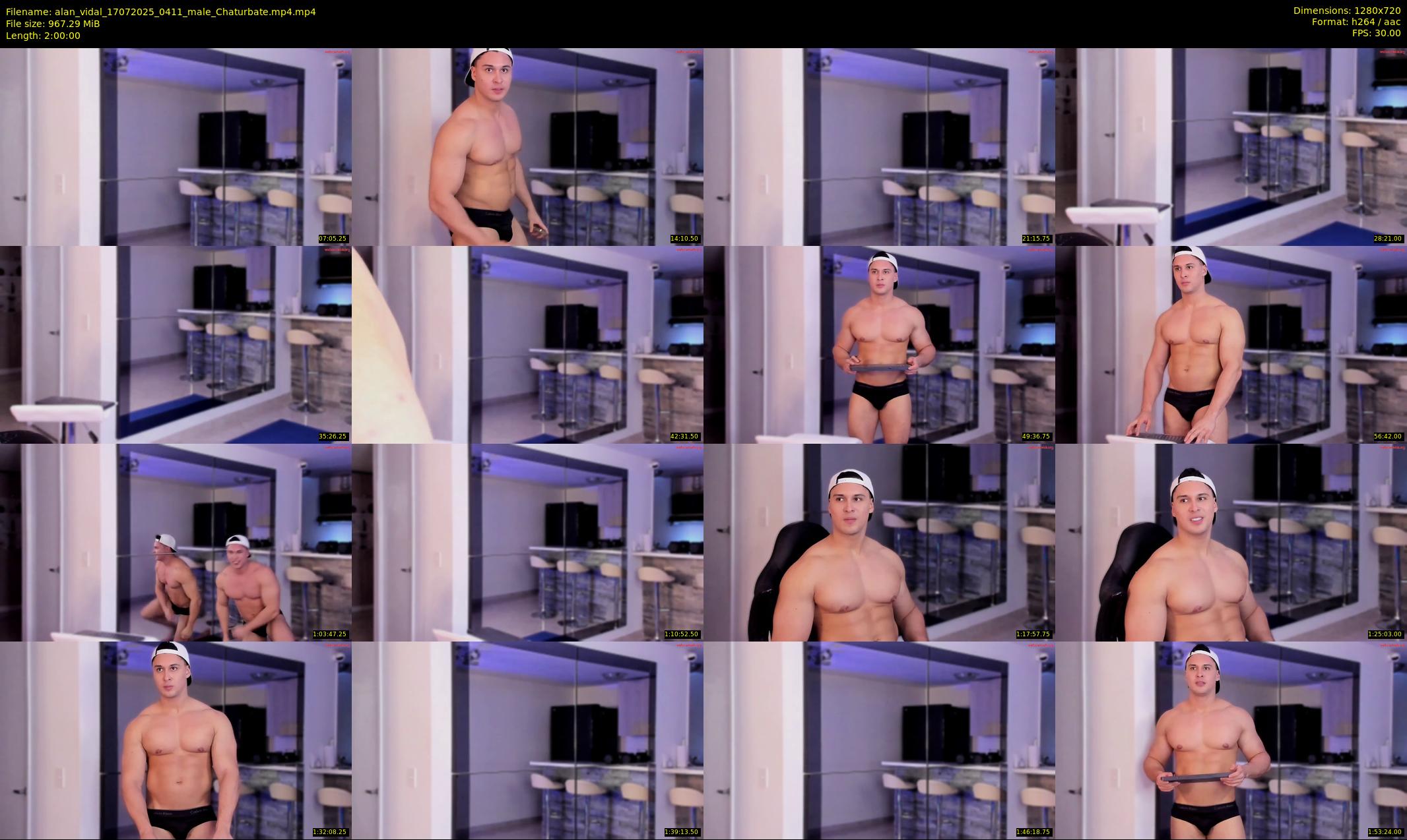 alan_vidal — 120 minute Chaturbate male cam show recording, 720p, Jul 17, 2025