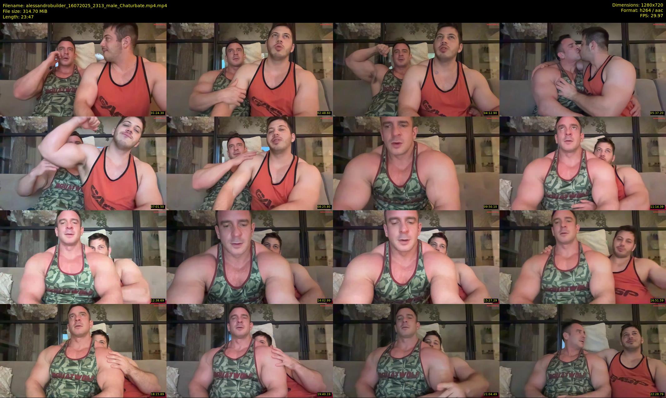 alessandrobuilder — 24 minute Chaturbate couple cam show recording, 720p, Jul 16, 2025