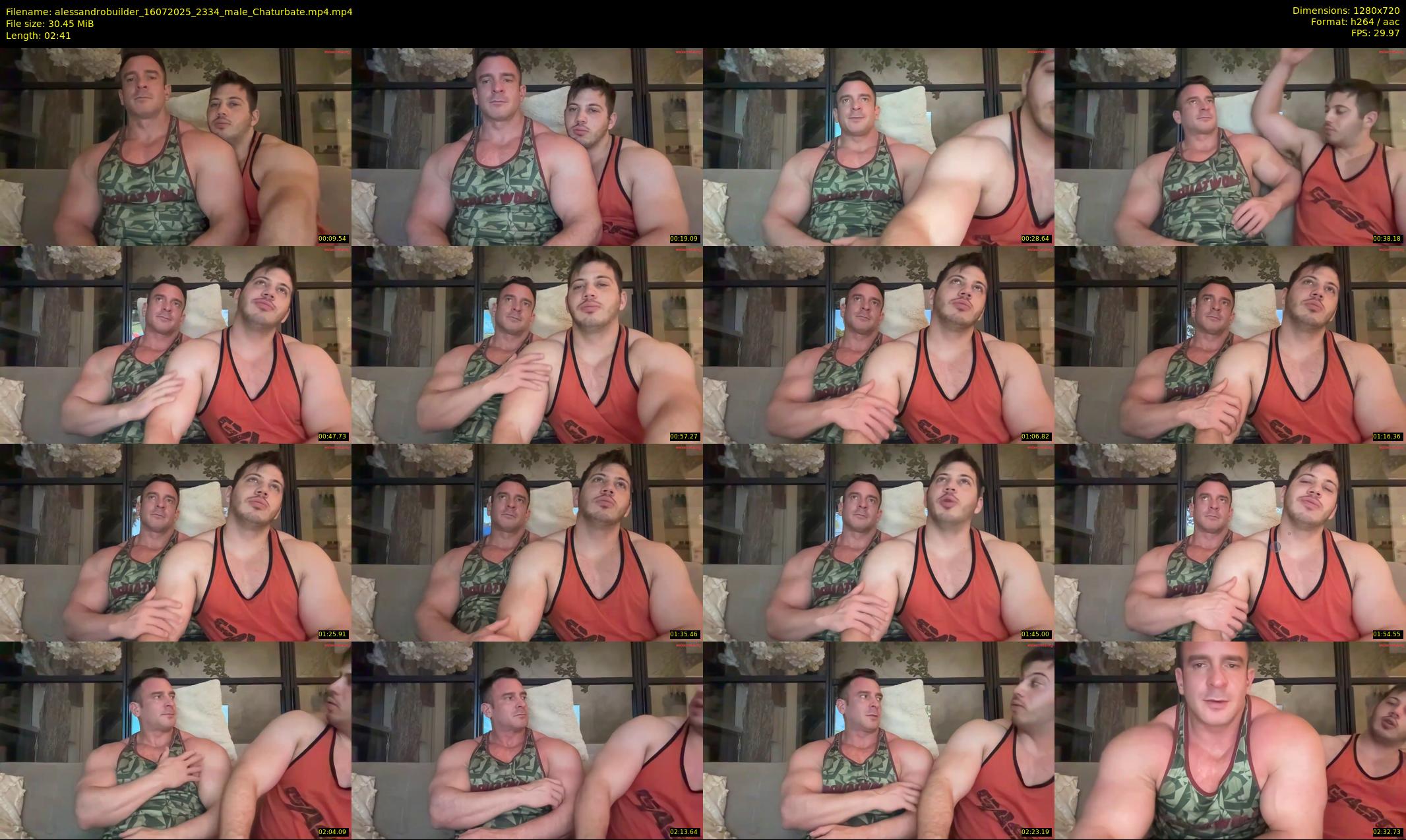 alessandrobuilder — 3 minute Chaturbate couple cam show recording, 720p, Jul 16, 2025