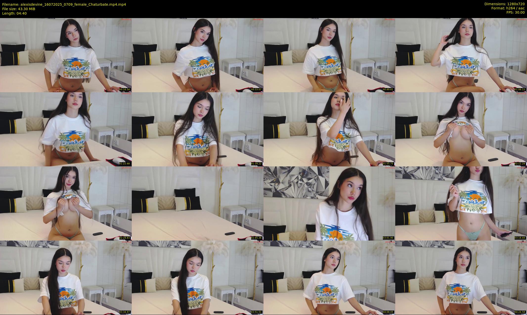 alexisdevine — 5 minute Chaturbate female cam show recording, 720p, Jul 16, 2025