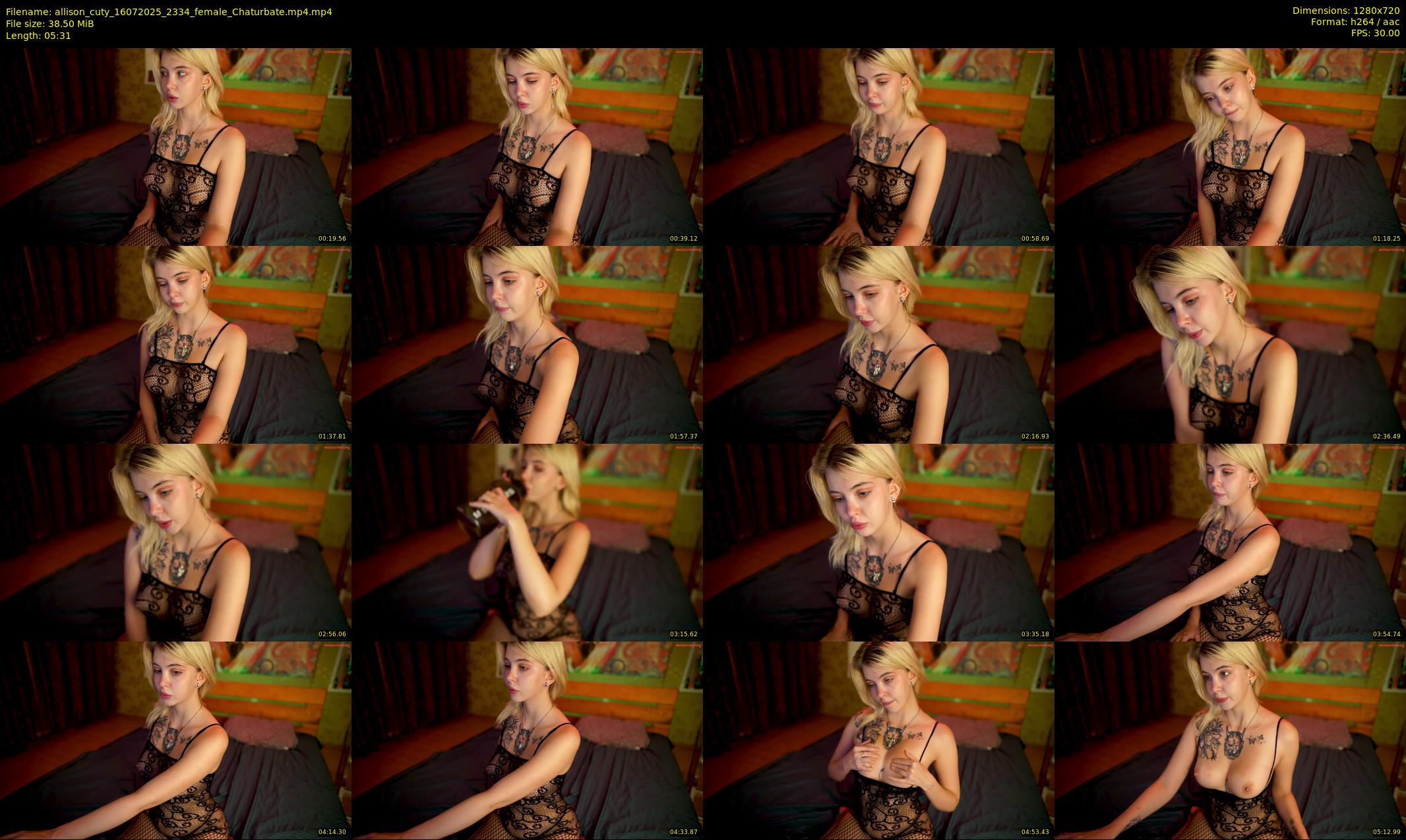 allison_cuty — 6 minute Chaturbate female cam show recording, 720p, Jul 16, 2025