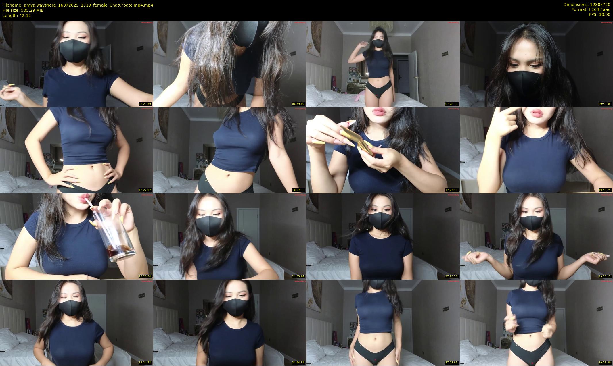 amyalwayshere — 43 minute Chaturbate female cam show recording, 720p, Jul 16, 2025