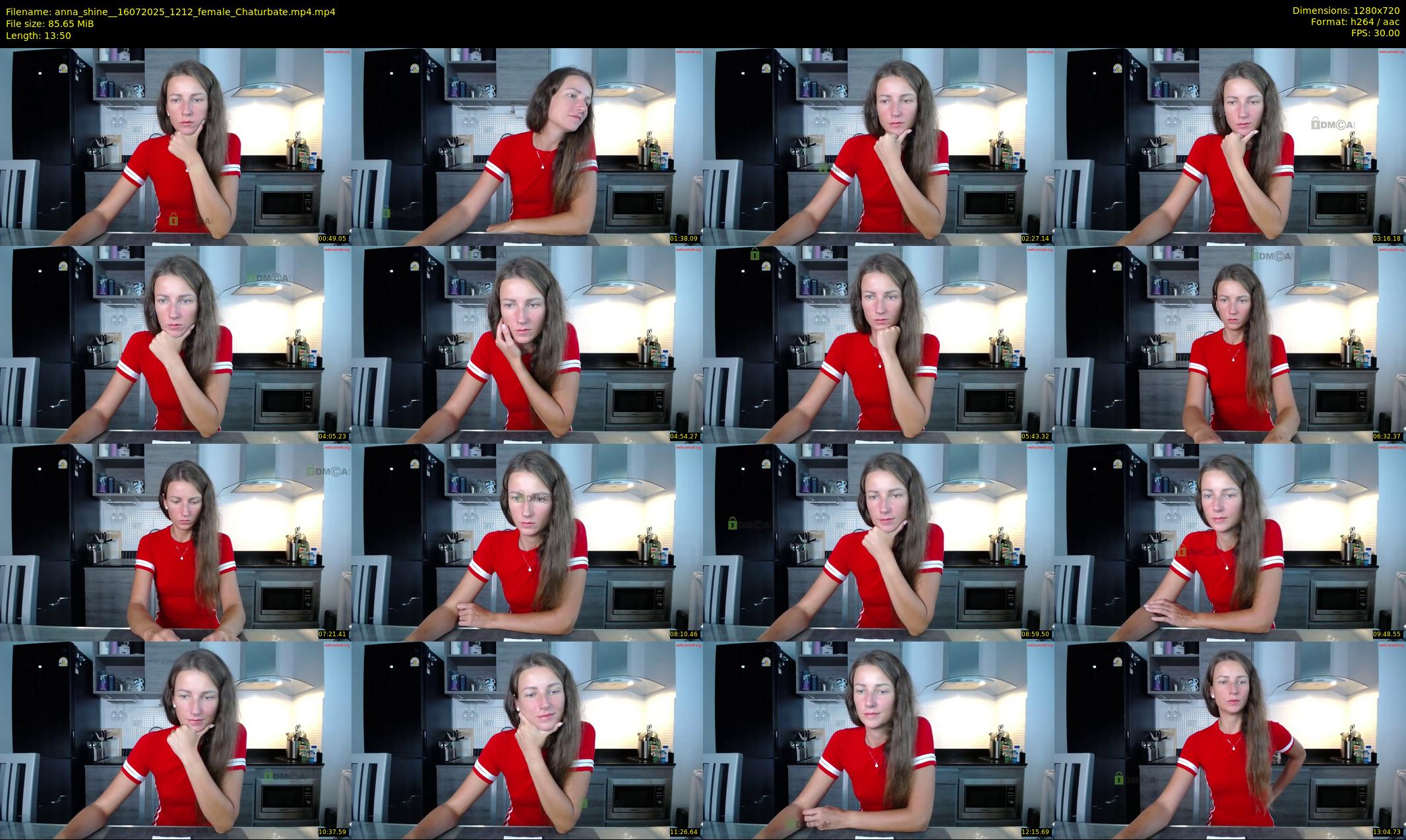 anna_shine_ — 14 minute Chaturbate female cam show recording, 720p, Jul 16, 2025