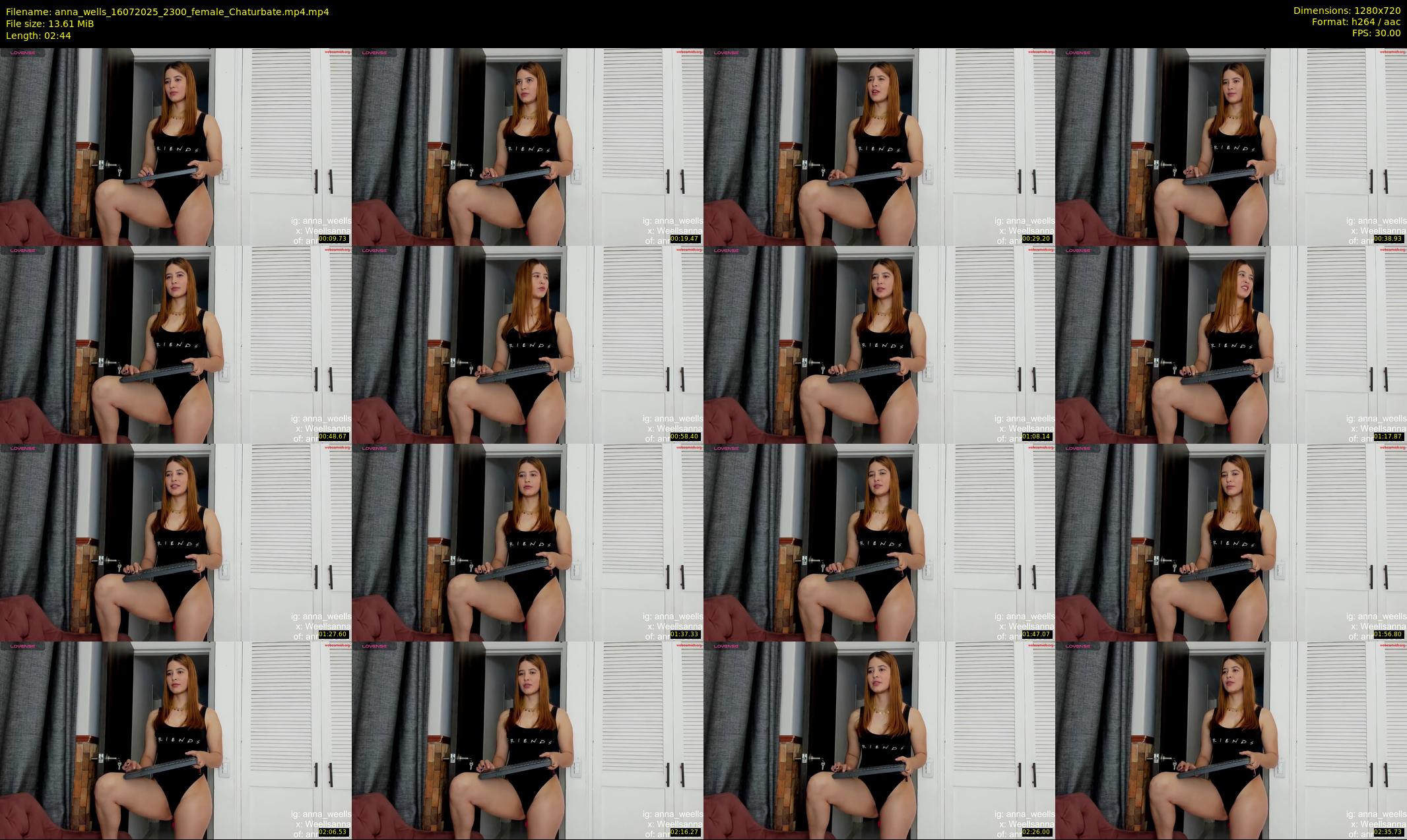 anna_wells — 3 minute Chaturbate female cam show recording, 720p, Jul 16, 2025